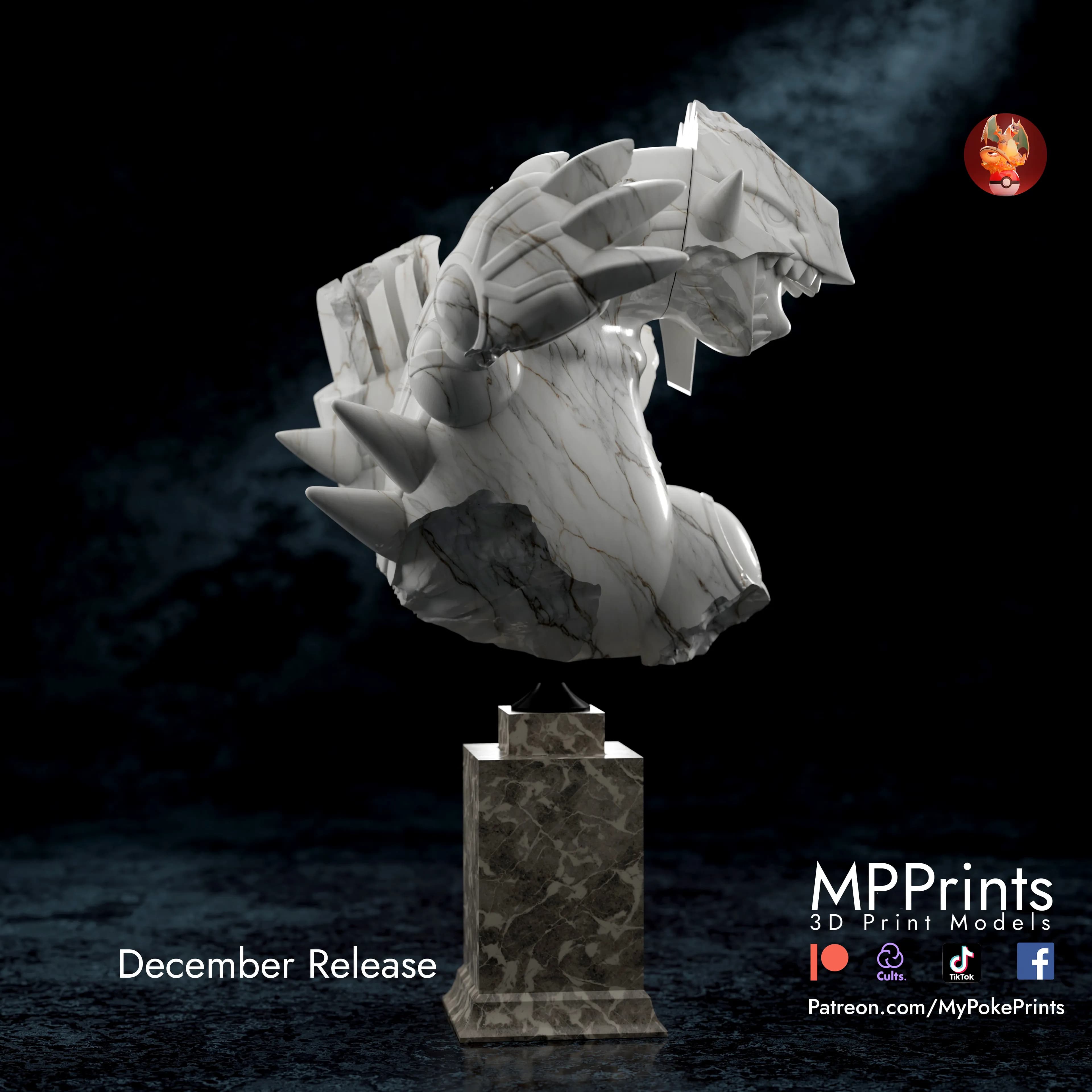 Busto de Groudon - Imagen 5