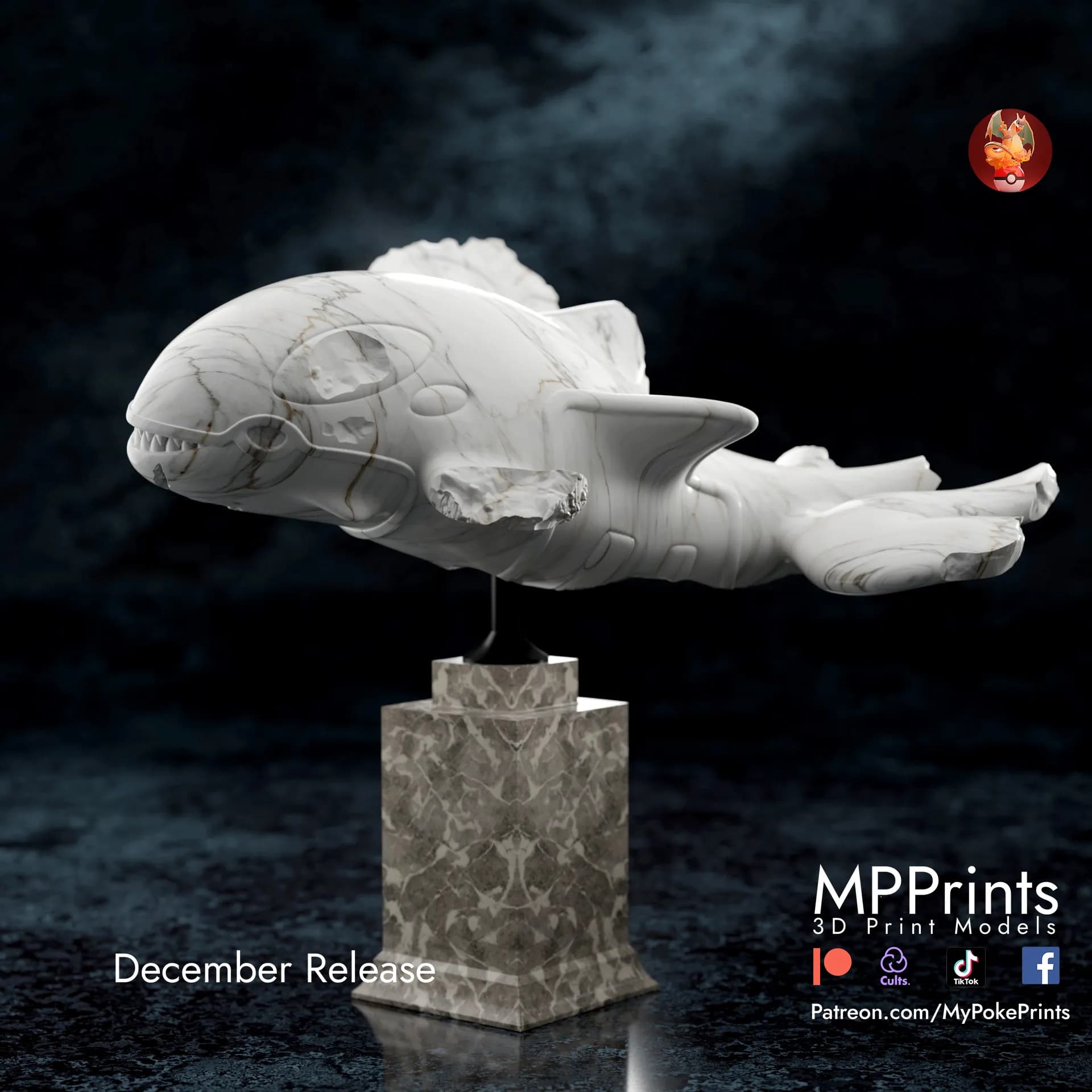 Busto de Kyogre - Imagen 2