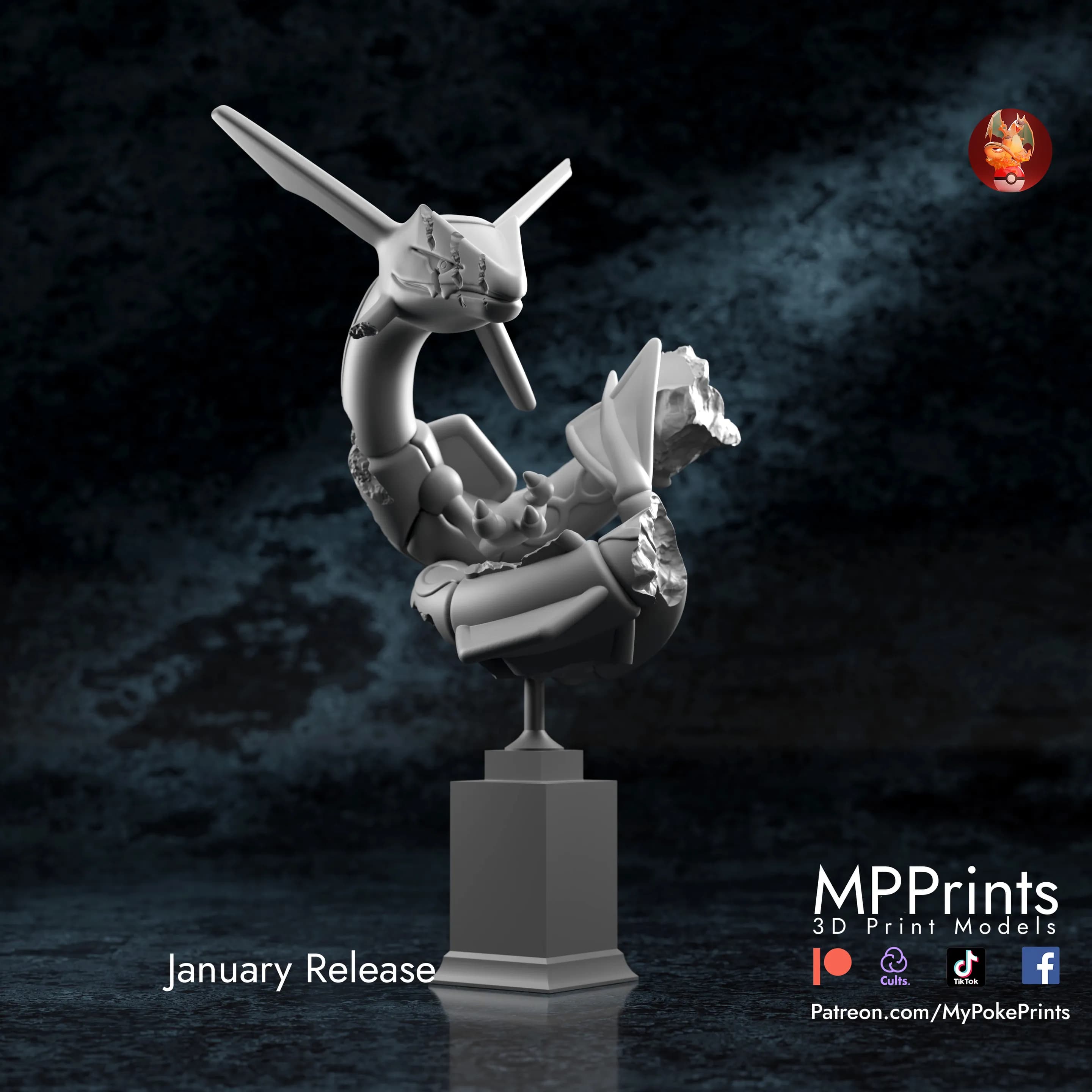 Busto de Rayquaza - Imagen 1