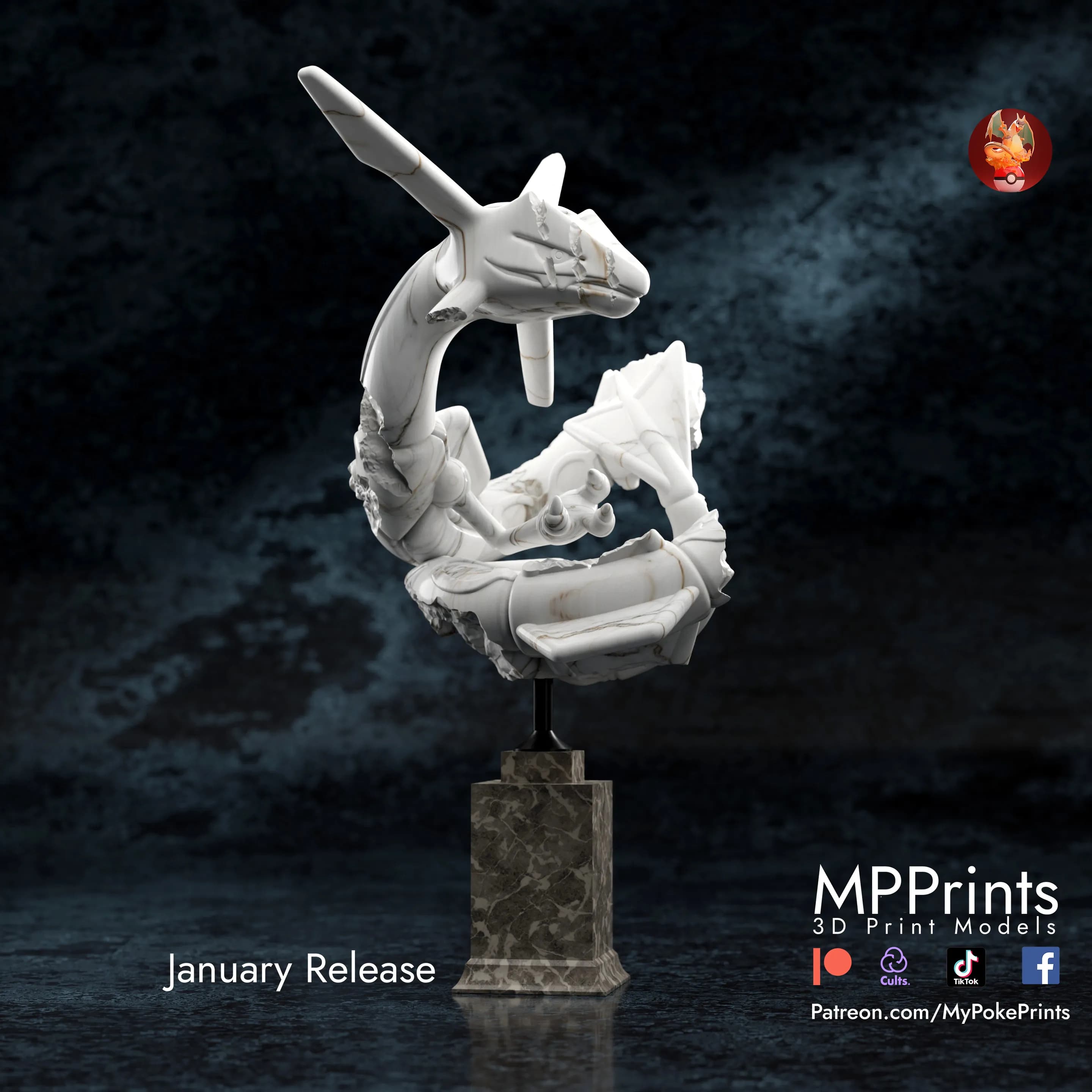 Busto de Rayquaza - Imagen 2