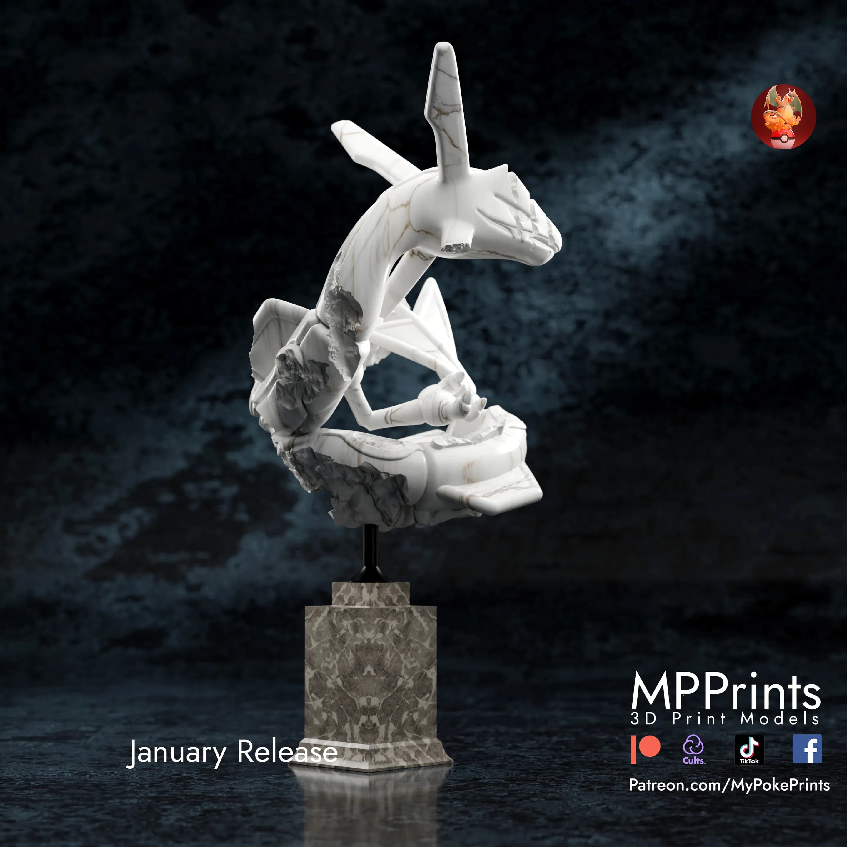 Busto de Rayquaza - Imagen 3