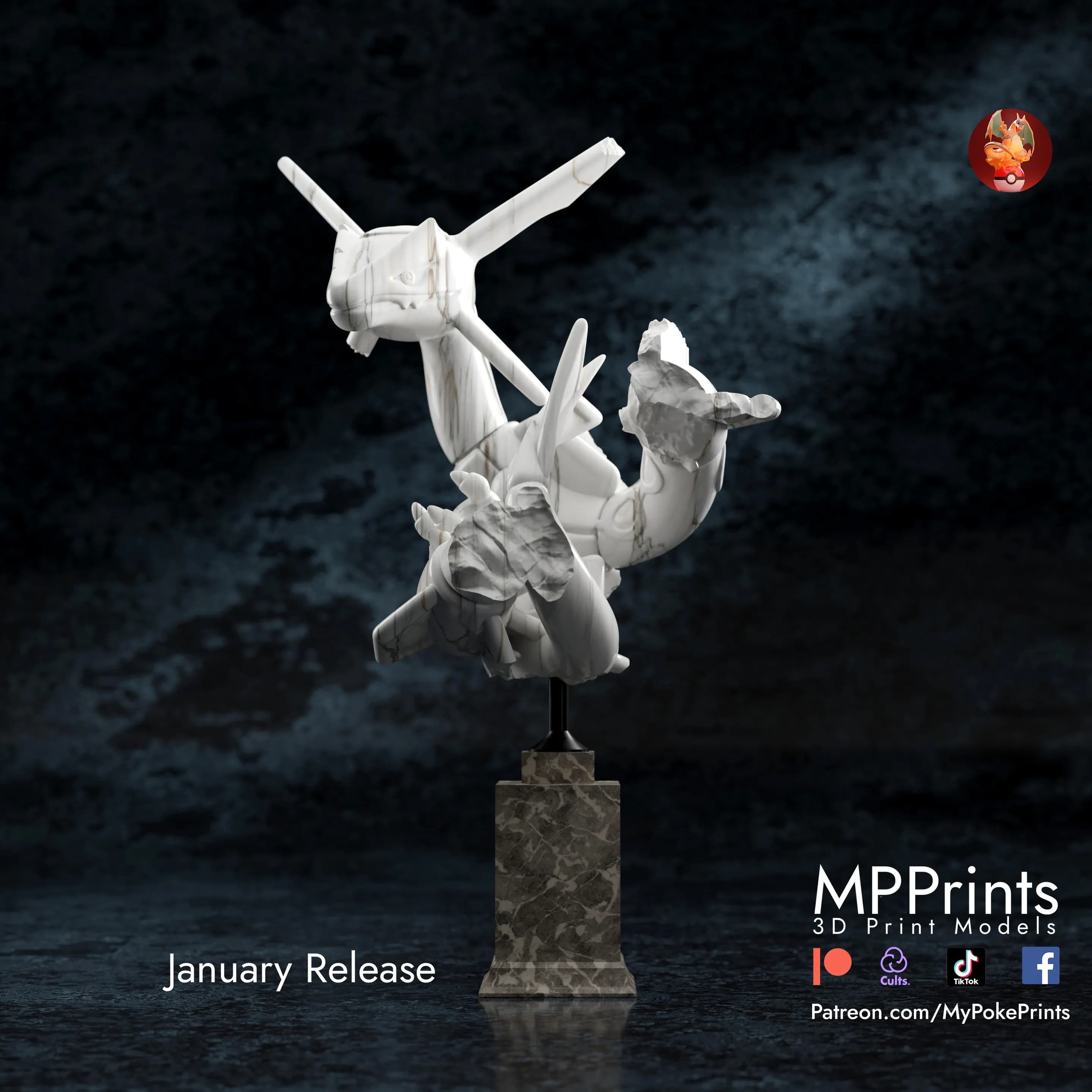 Busto de Rayquaza - Imagen 4