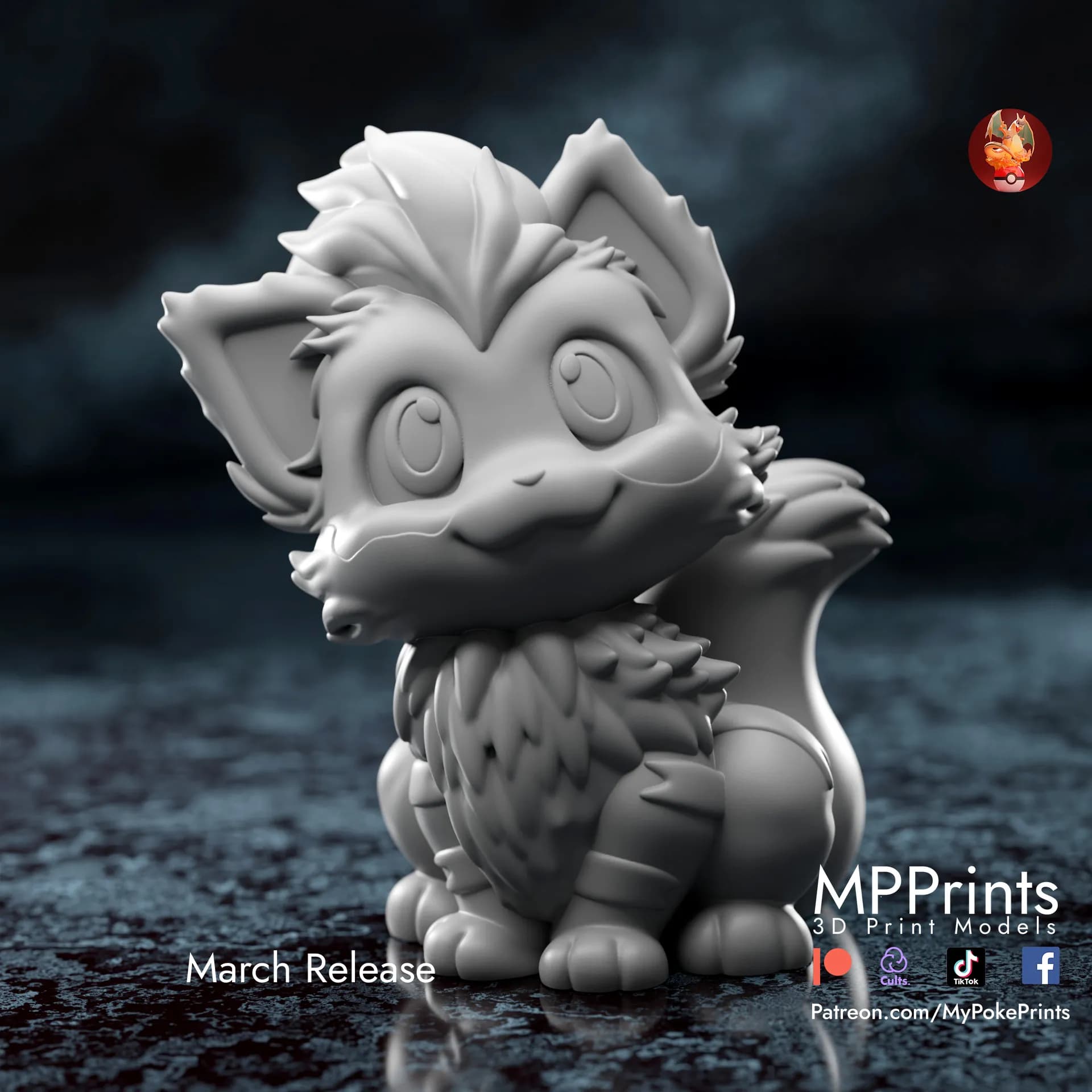 Chibi Growlithe - Imagen 1