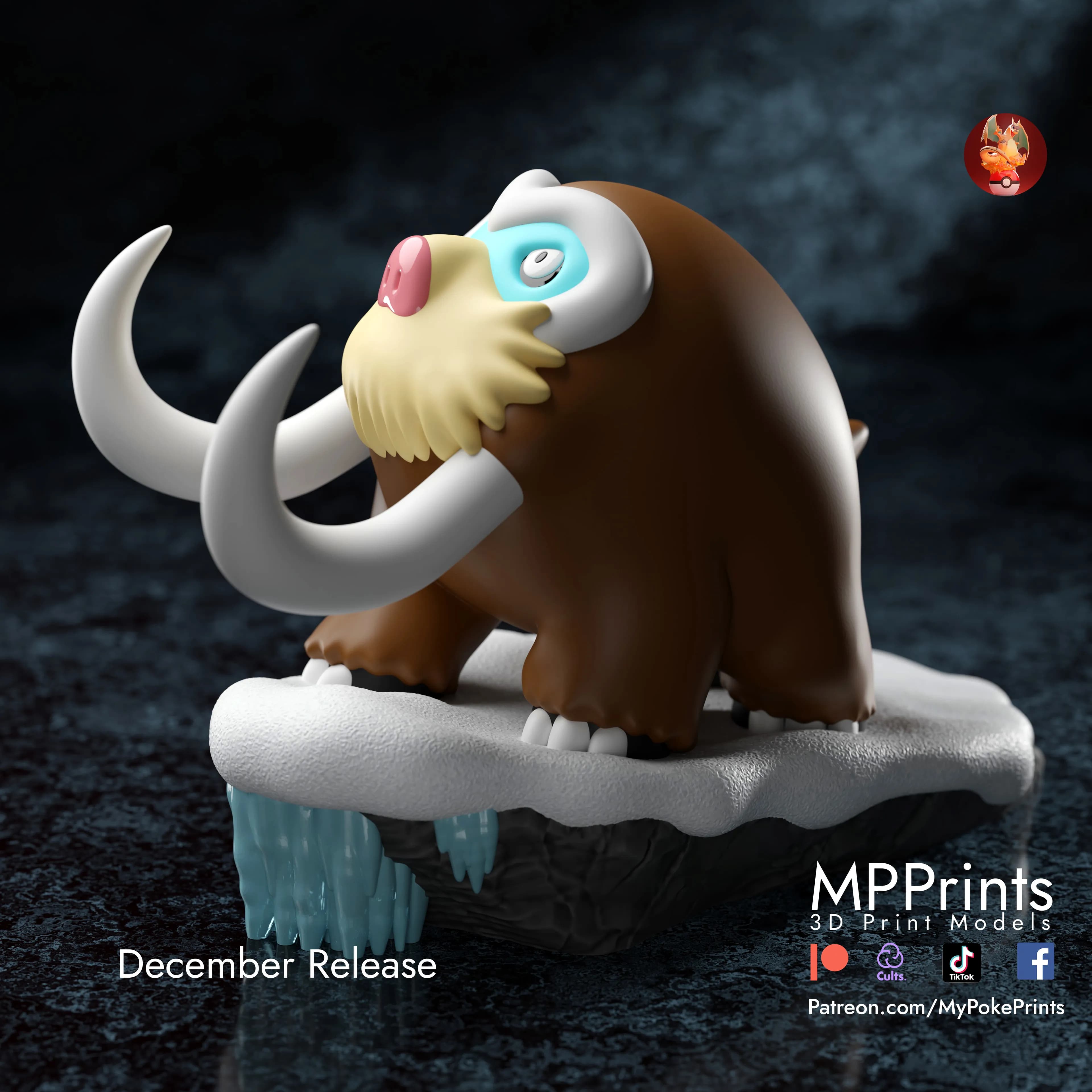 Mamoswine on cliff - Imagen 2