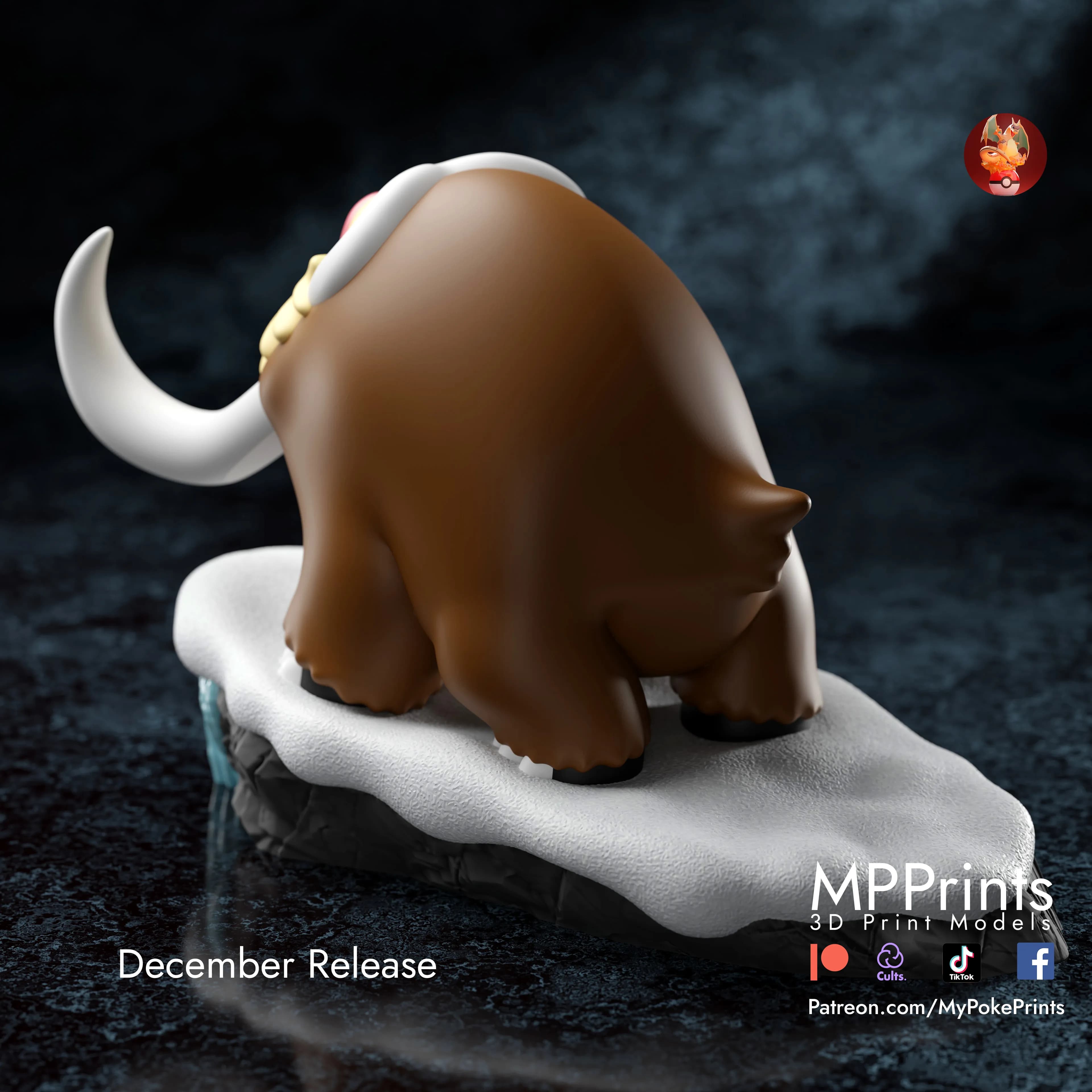 Mamoswine on cliff - Imagen 3