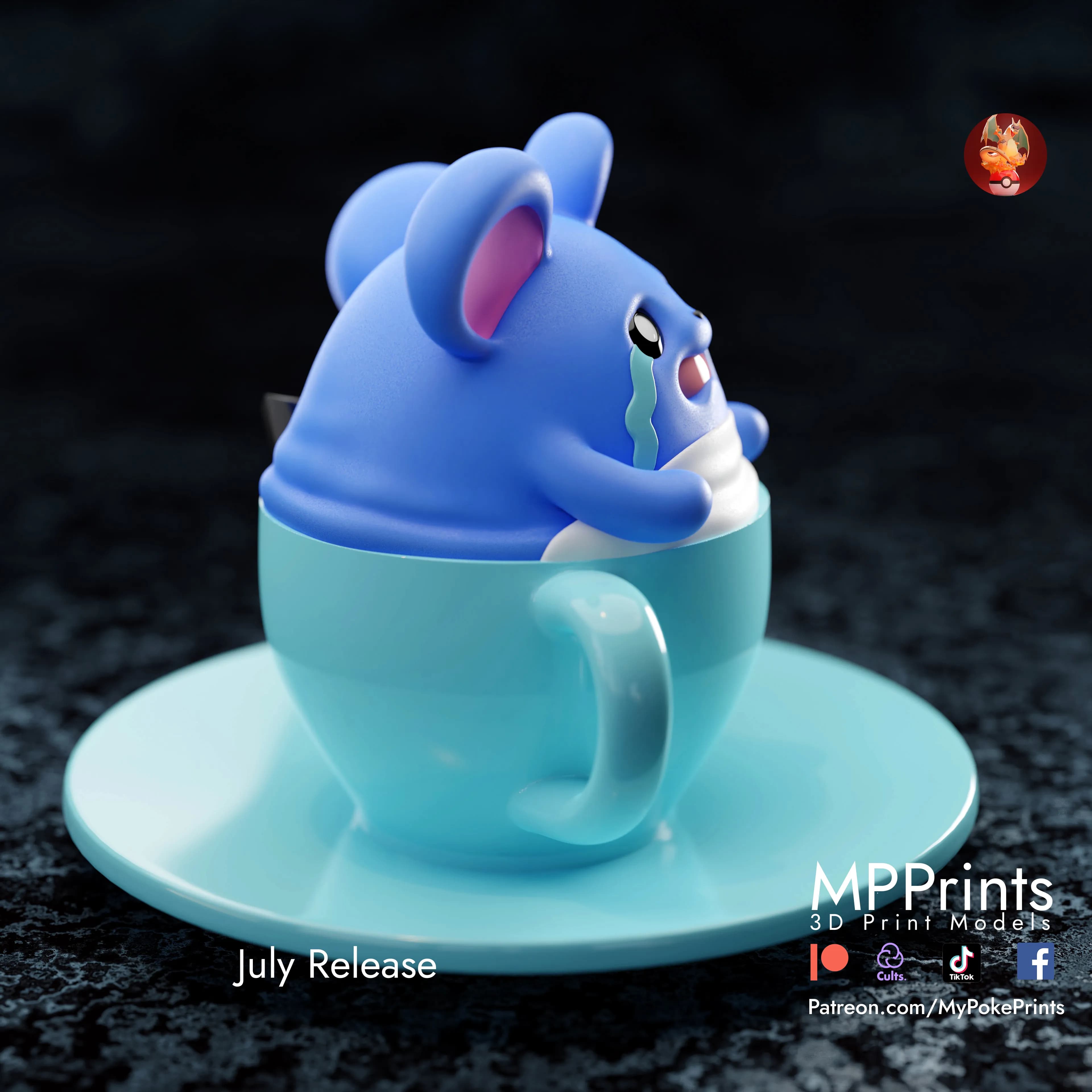 Marill coffee cup - Imagen 4