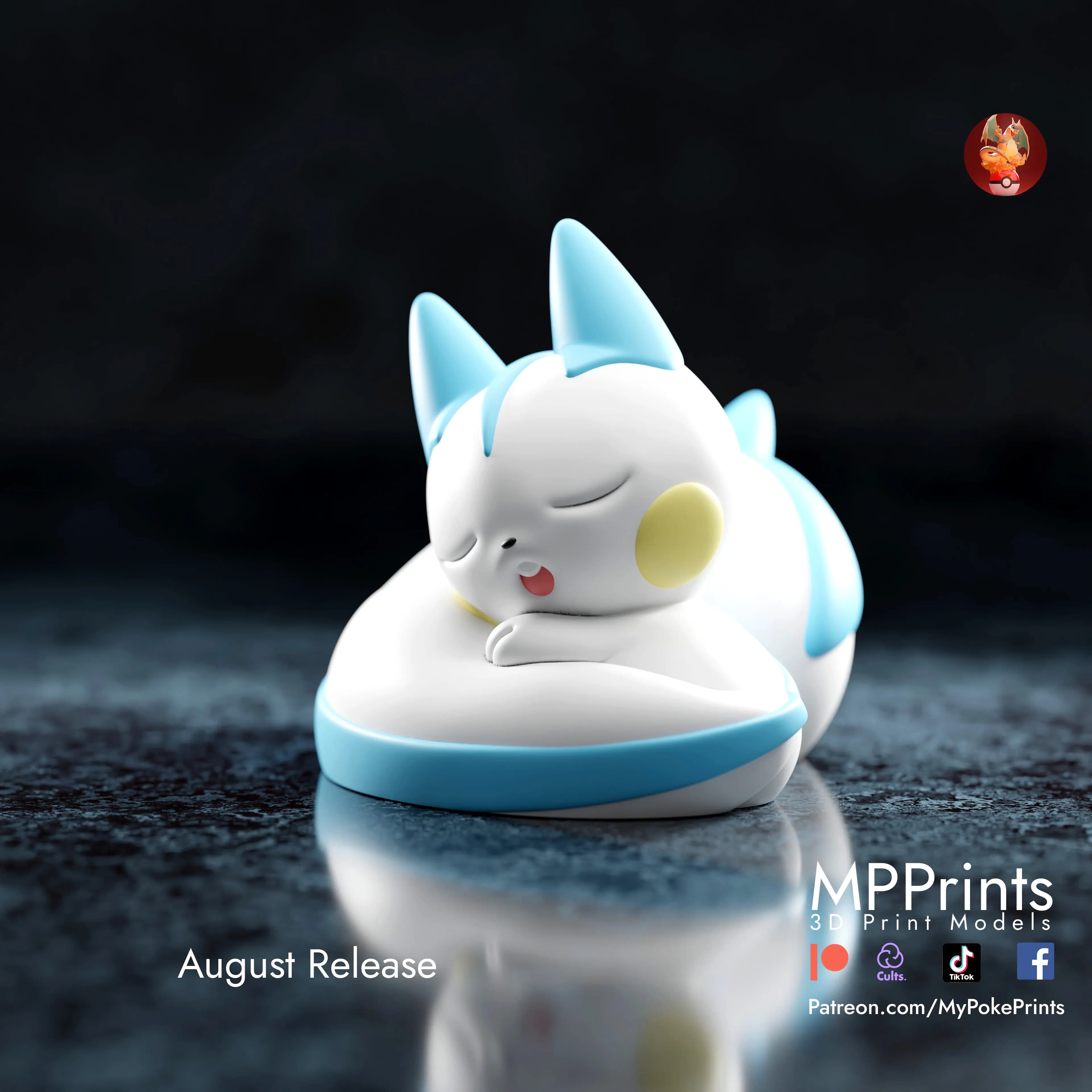 Pachirisu sleeping - Imagen 3