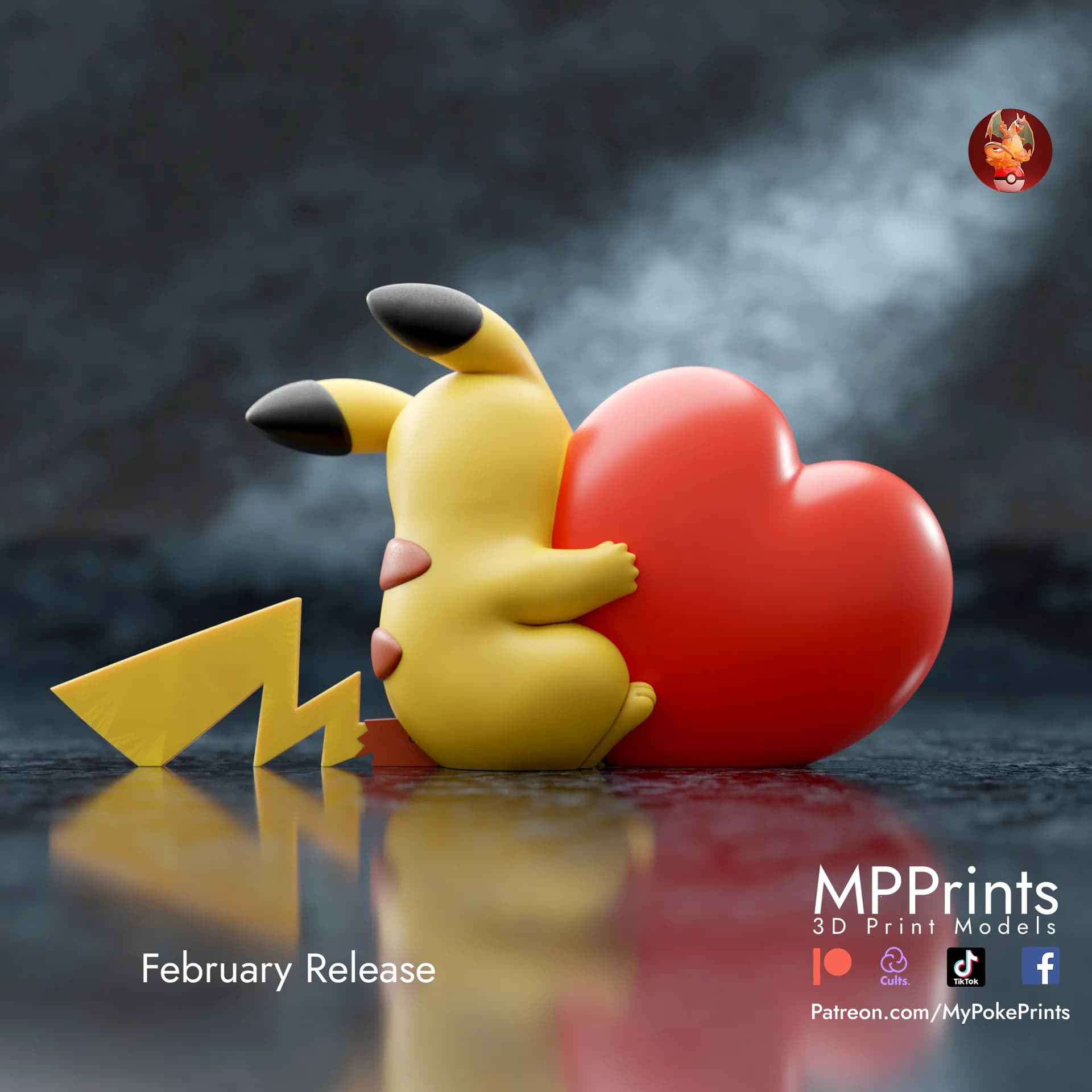 Pikachu heart - Imagen 1