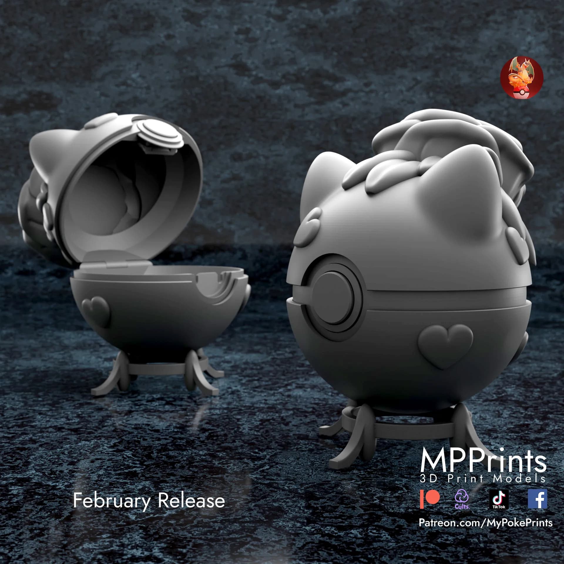 Pokeball Bulbasaur rose - Imagen 2