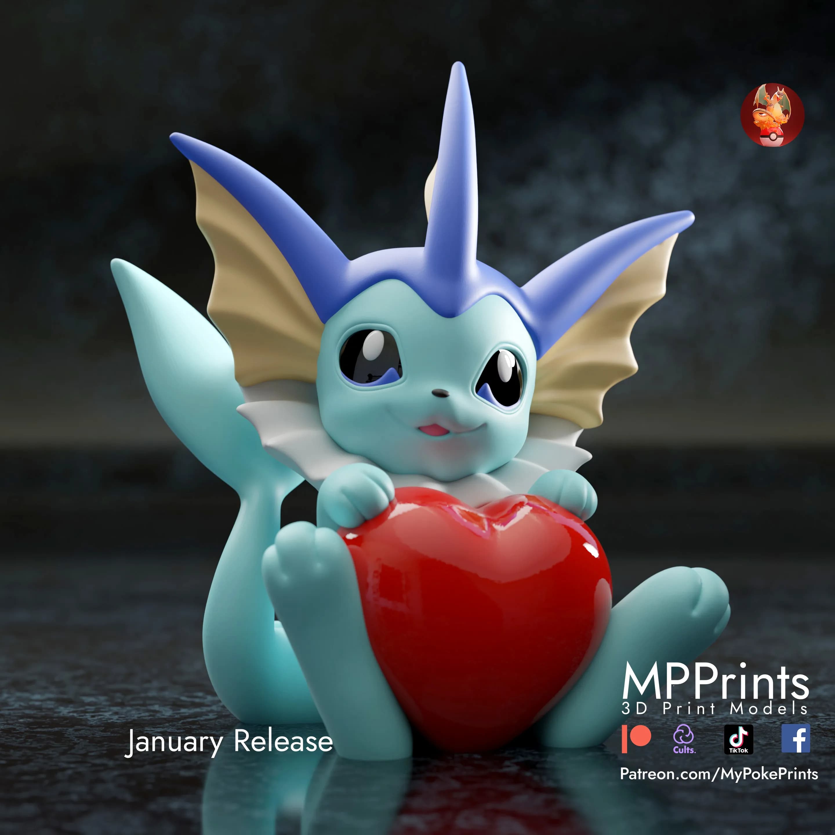 Vaporeon heart - Imagen 2