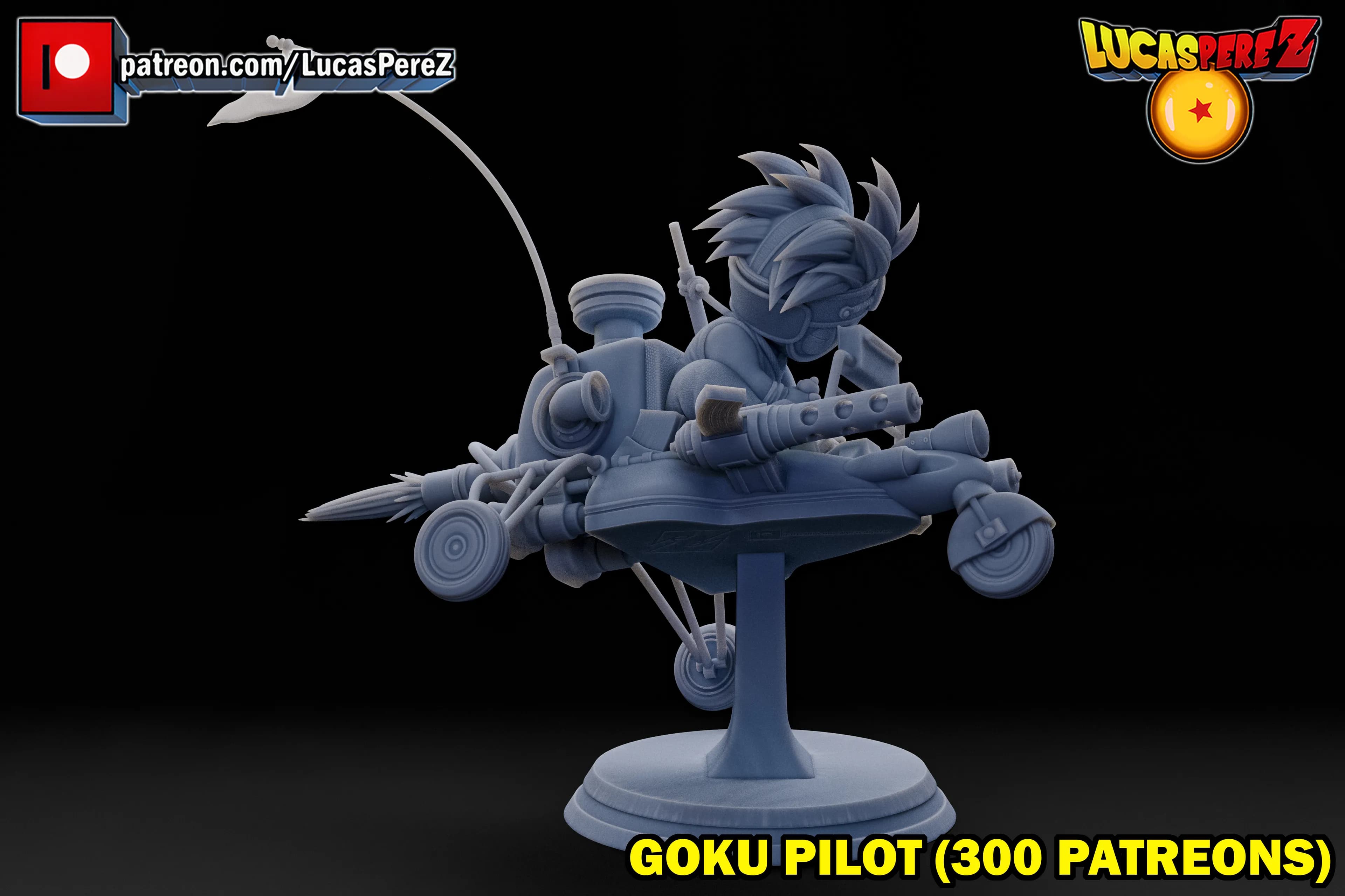 Goku Niño Pilotando - Dragon Ball - Imagen 6