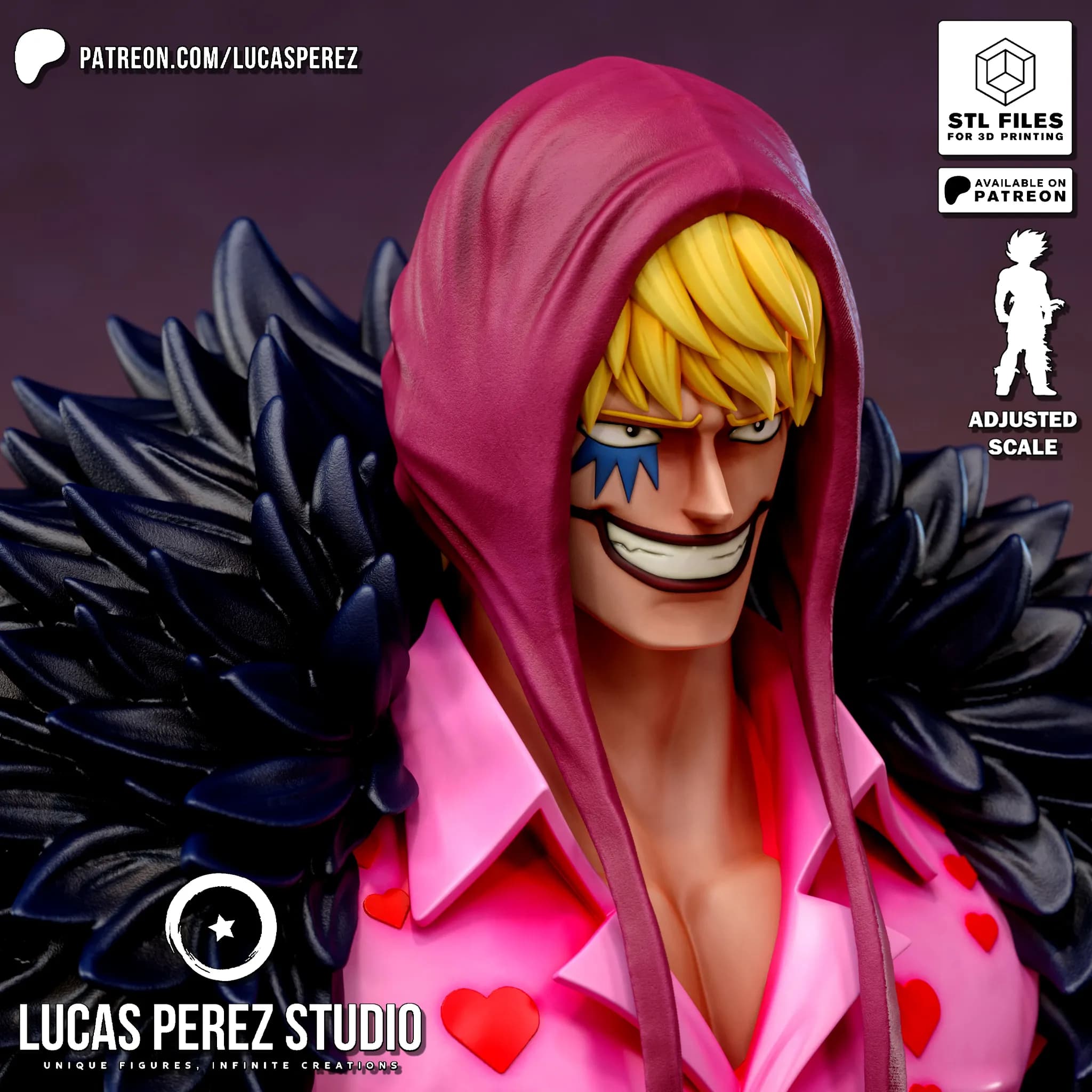 Busto de Rosinante - One Piece - Imagen 2