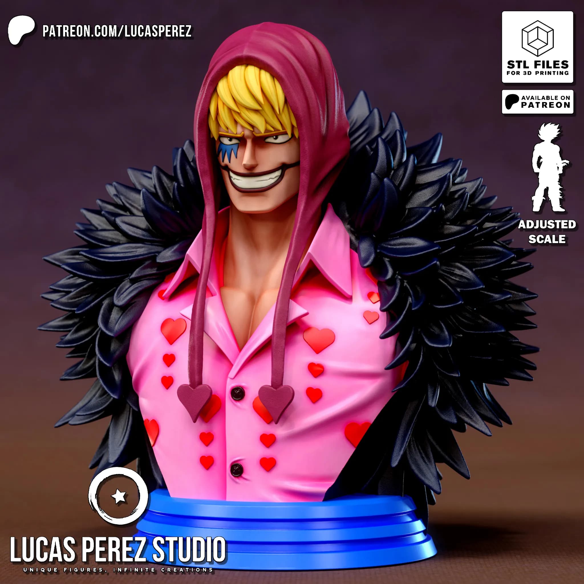 Busto de Rosinante - One Piece - Imagen 5