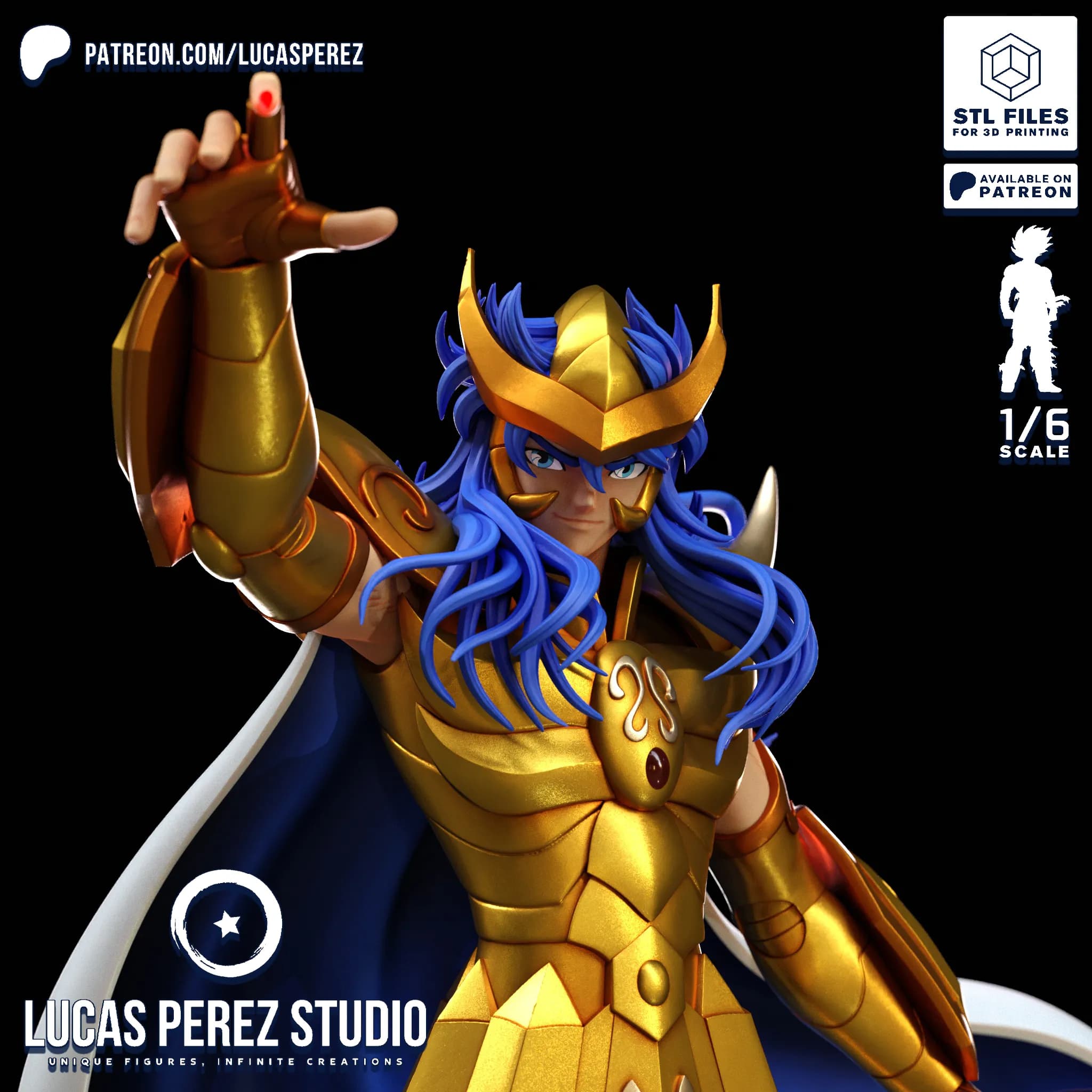 Milo de Escorpio - Caballeros del Zodiaco - Imagen 1