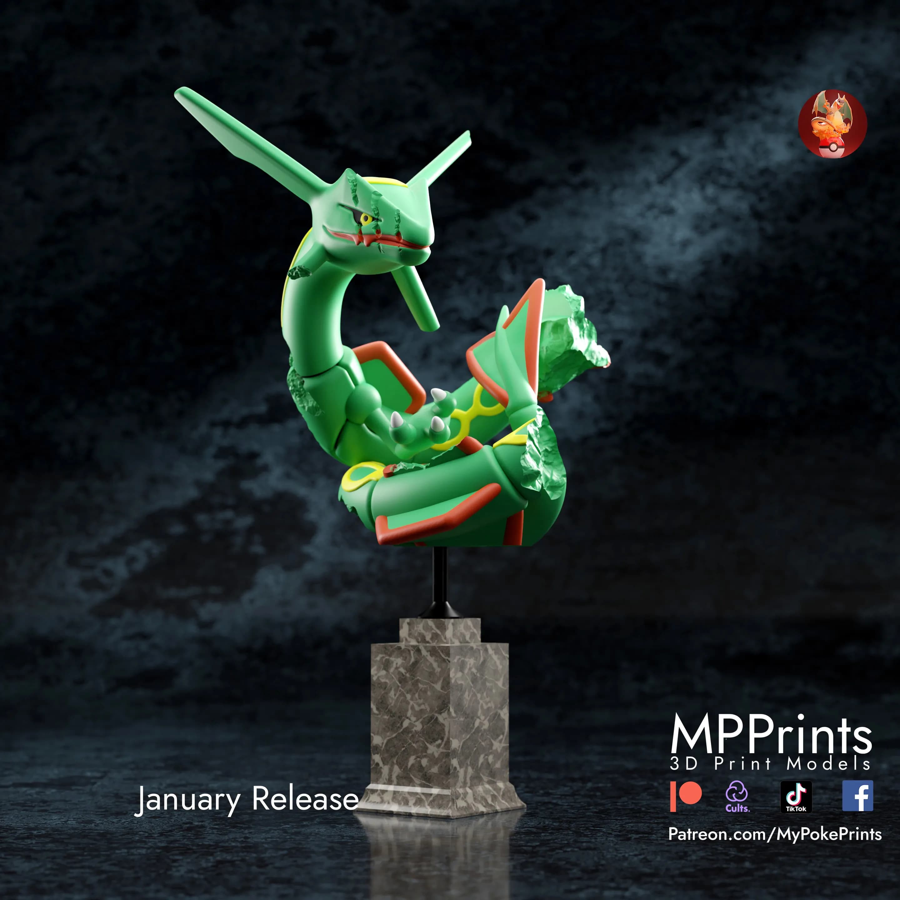 Busto de Rayquaza - Imagen 6