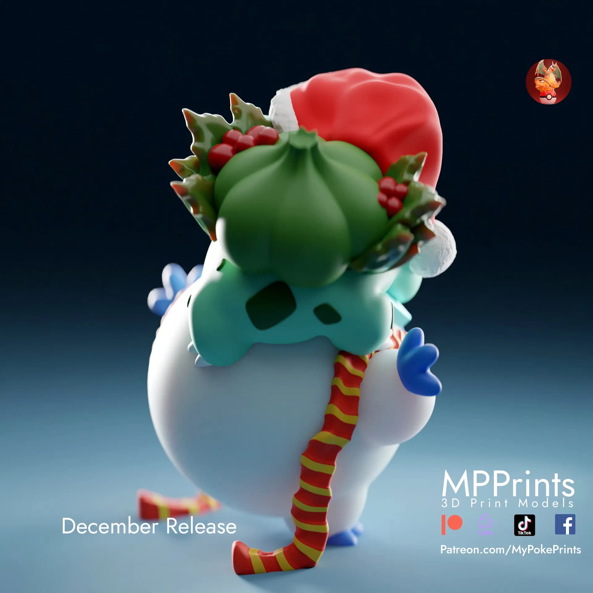 Bulbasur y Darumaka Navidad - Imagen 5