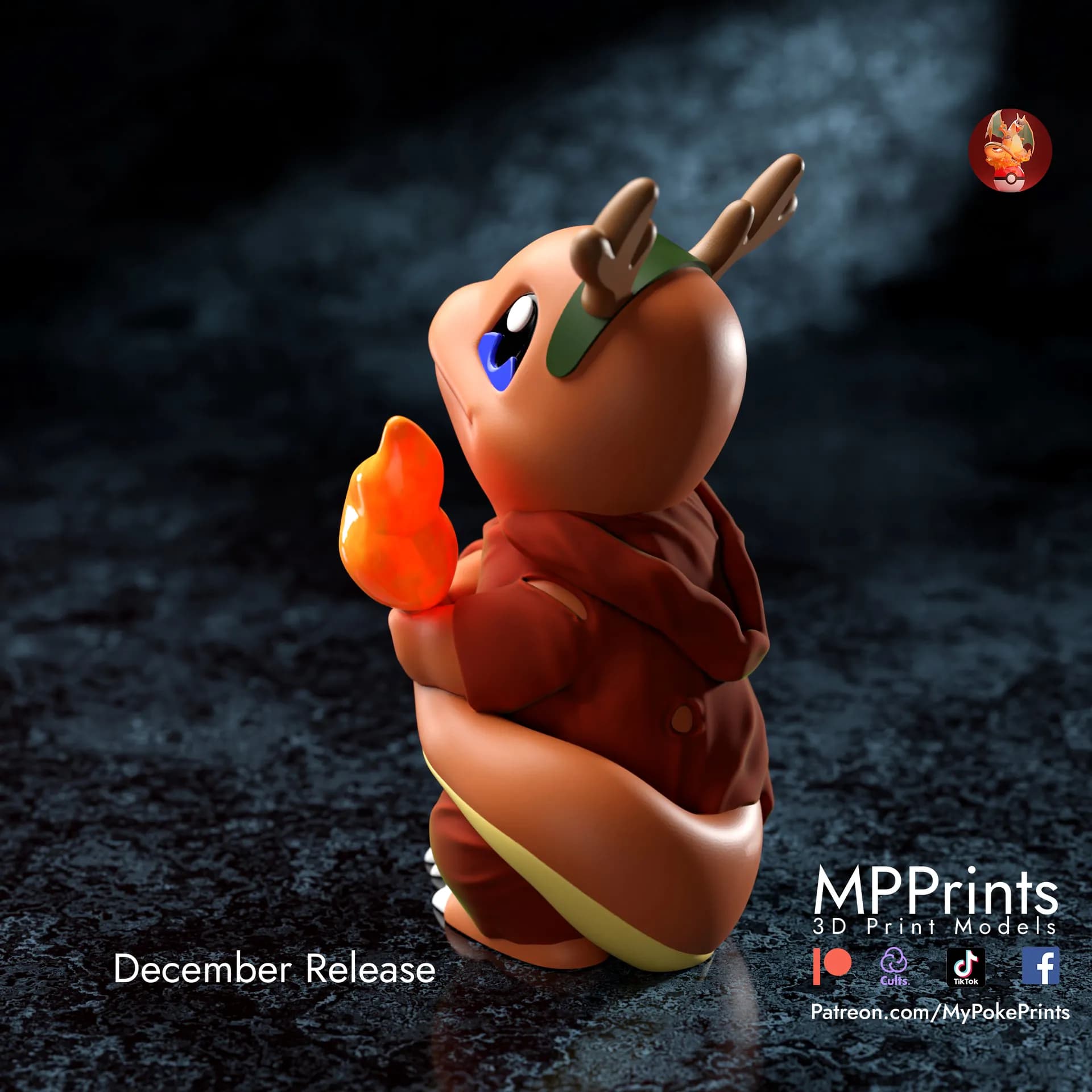 Charmander Reindeer Navidad - Imagen 5