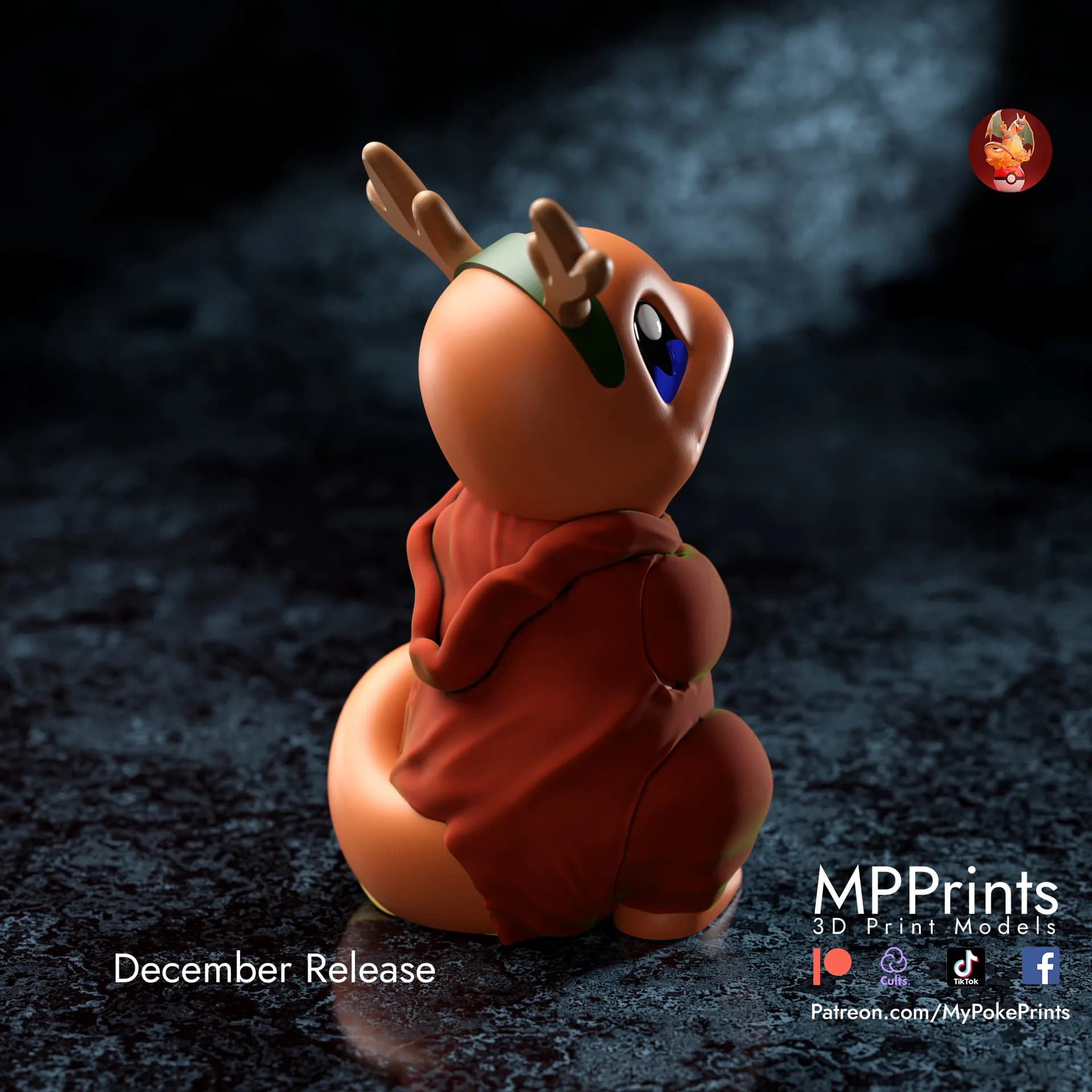 Charmander Reindeer Navidad - Imagen 7