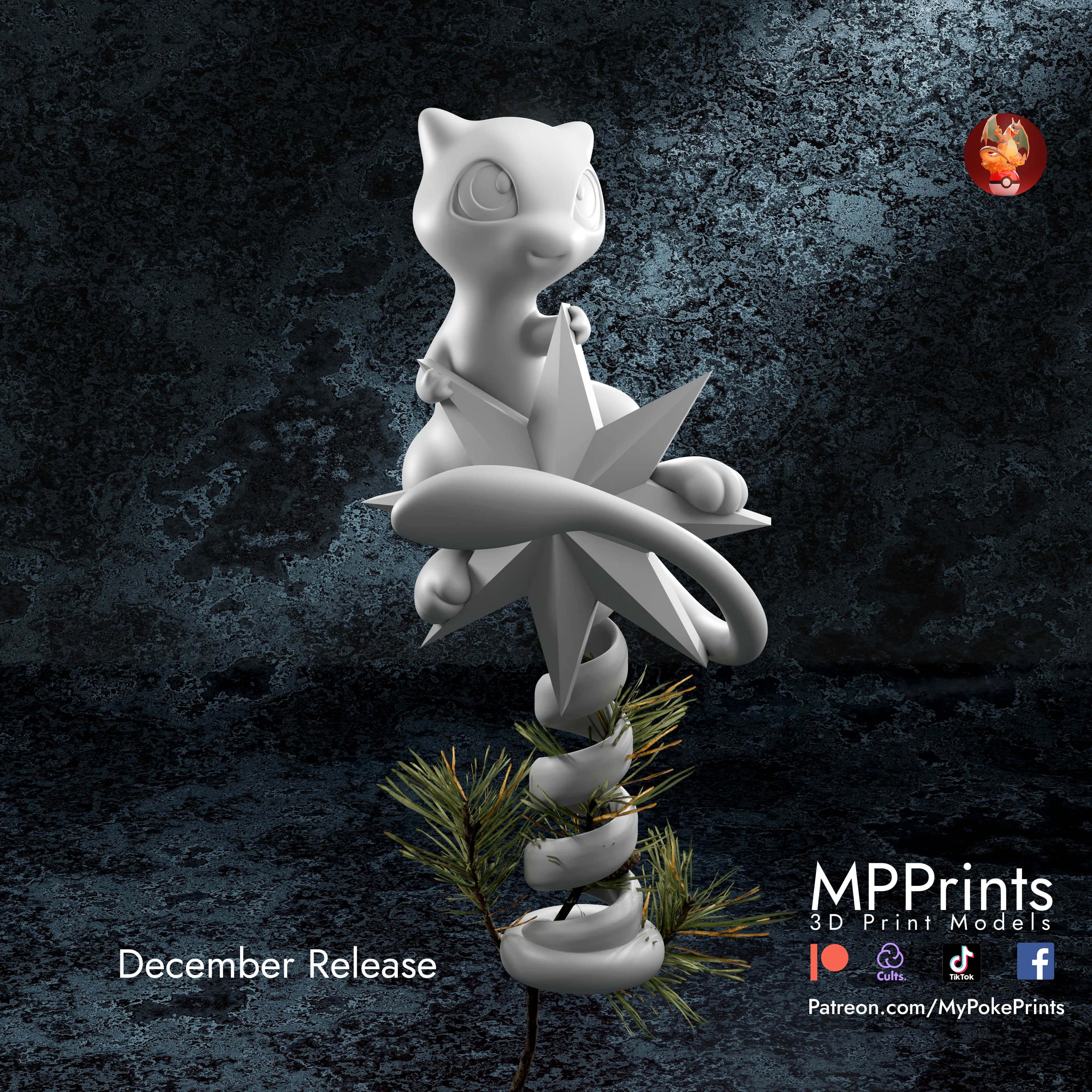 Mew tree topper Navidad - Imagen 6