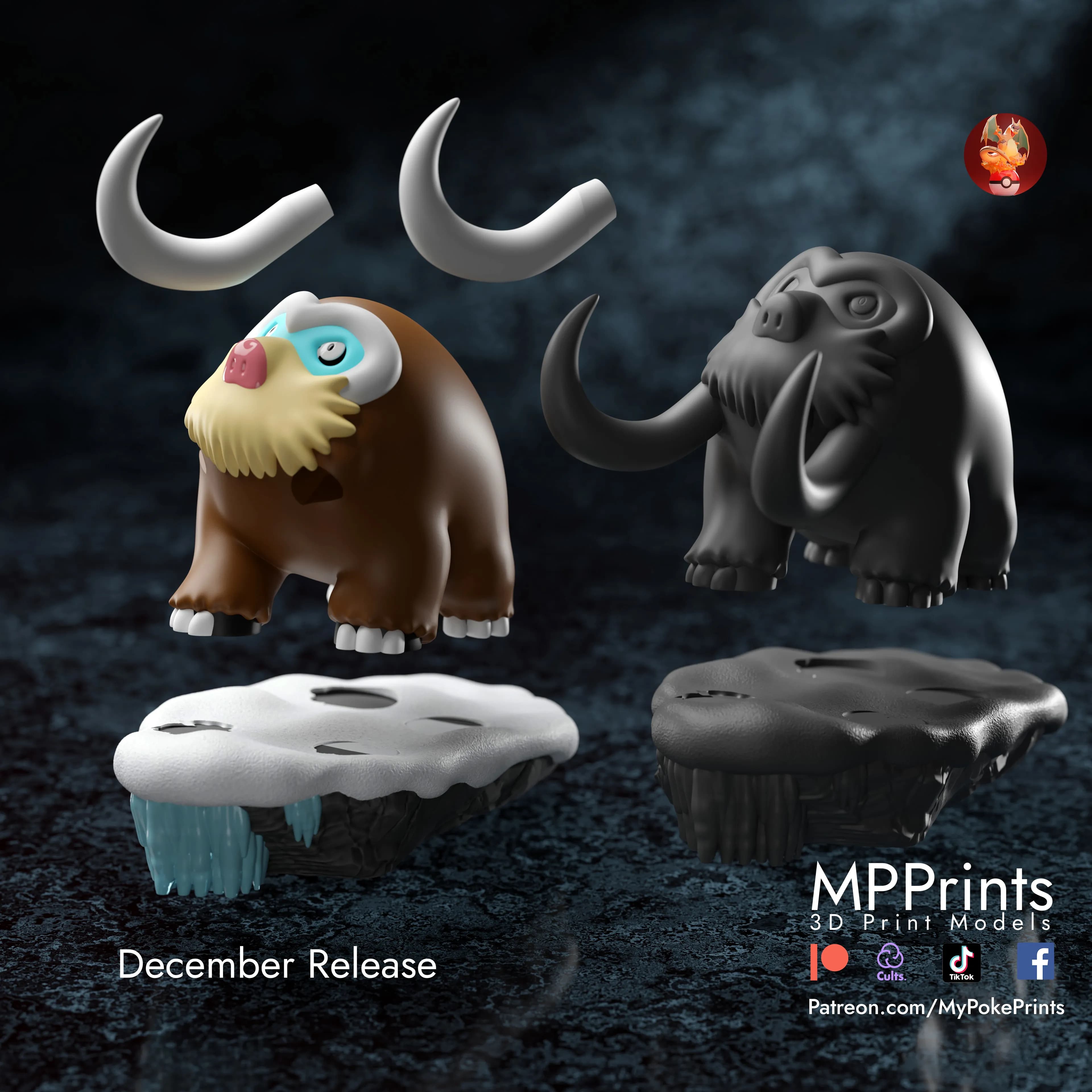 Mamoswine on cliff - Imagen 5