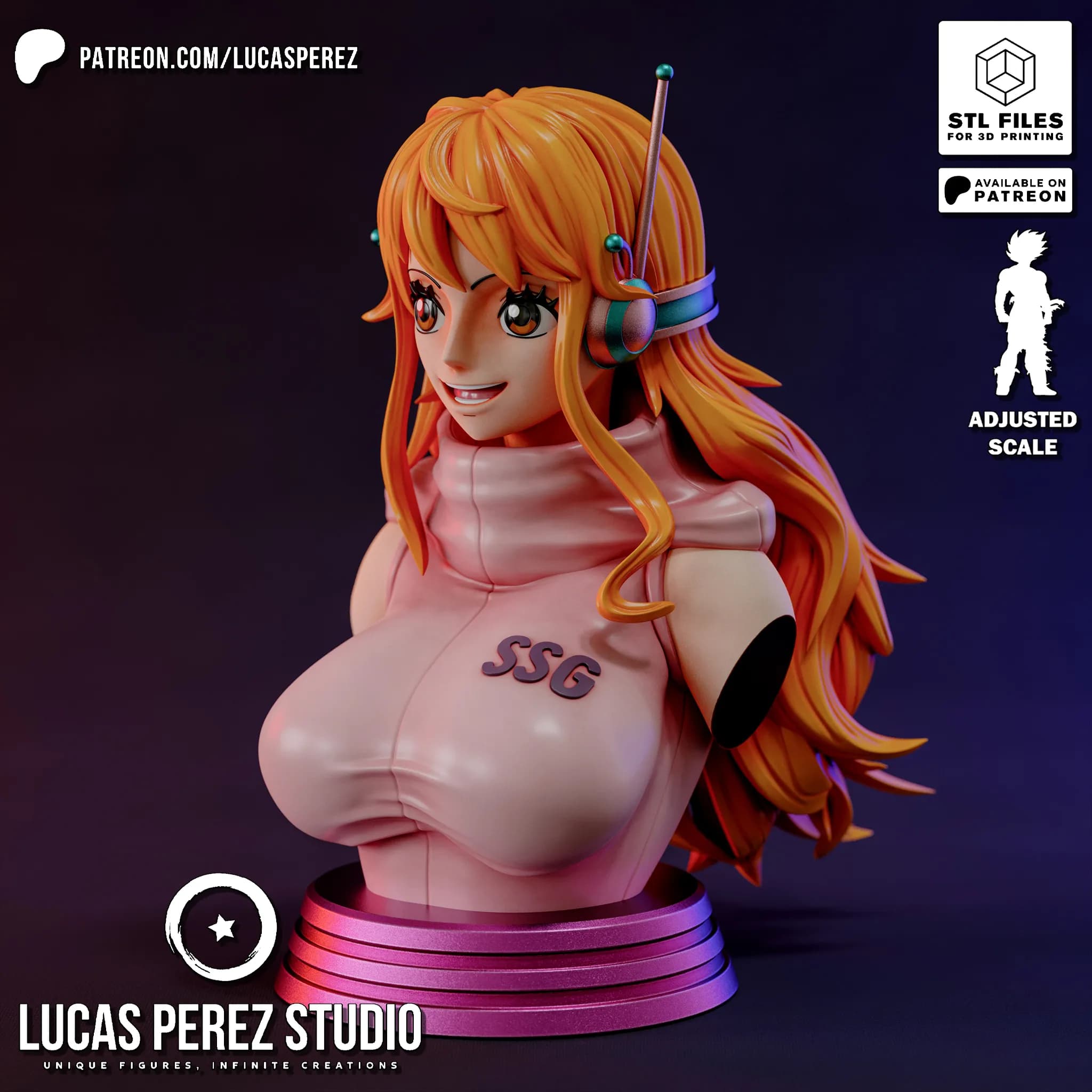 Busto de Nami - One Piece - Imagen 12