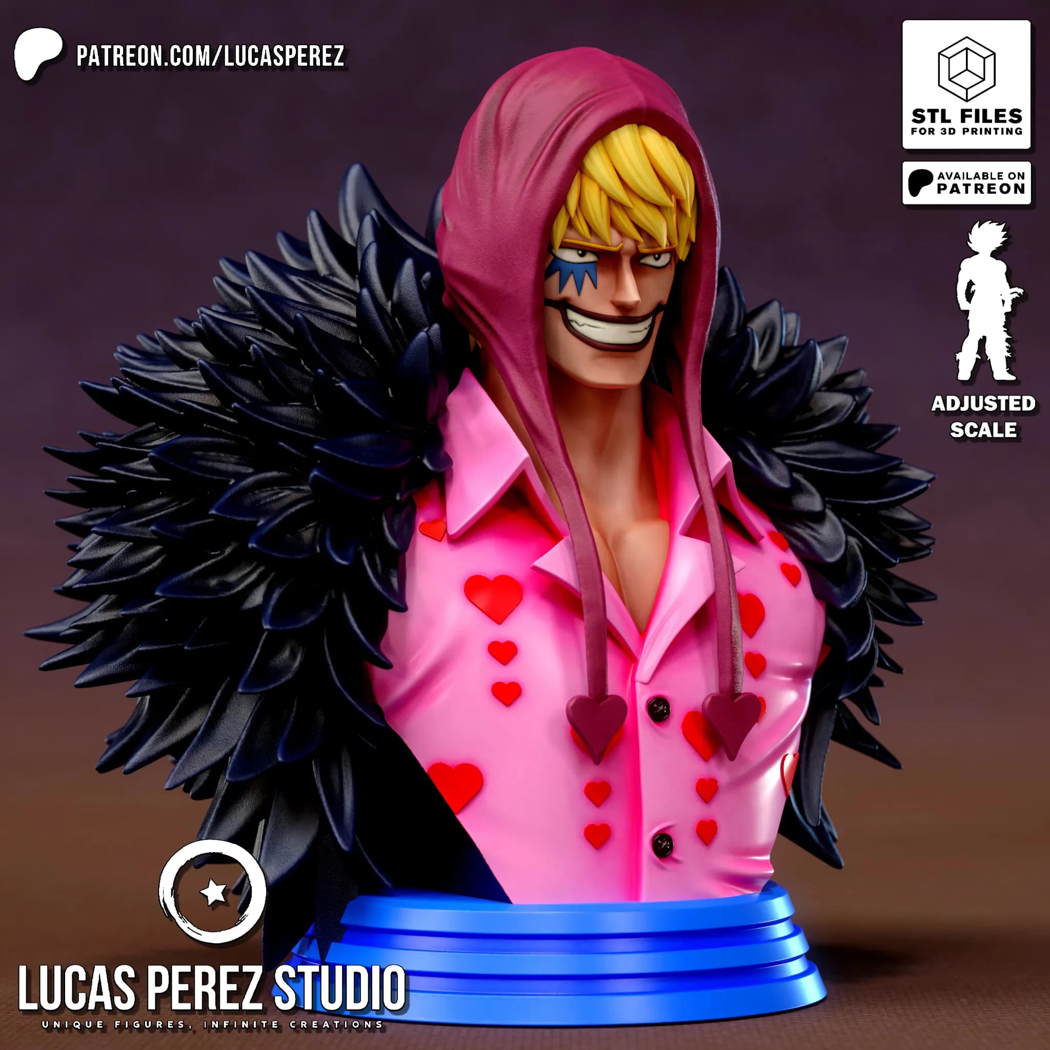 Busto de Rosinante - One Piece - Imagen 8