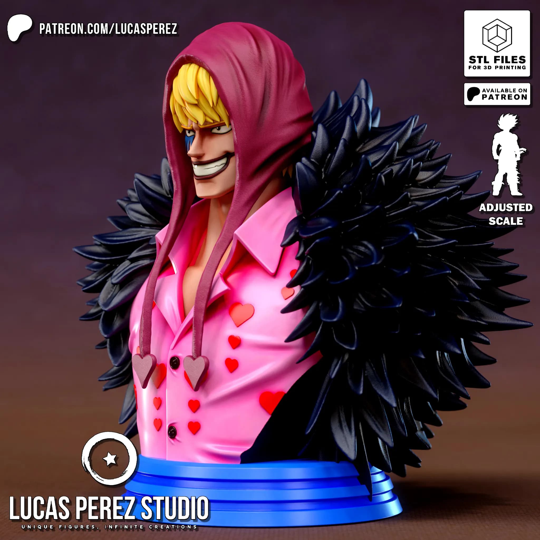 Busto de Rosinante - One Piece - Imagen 12
