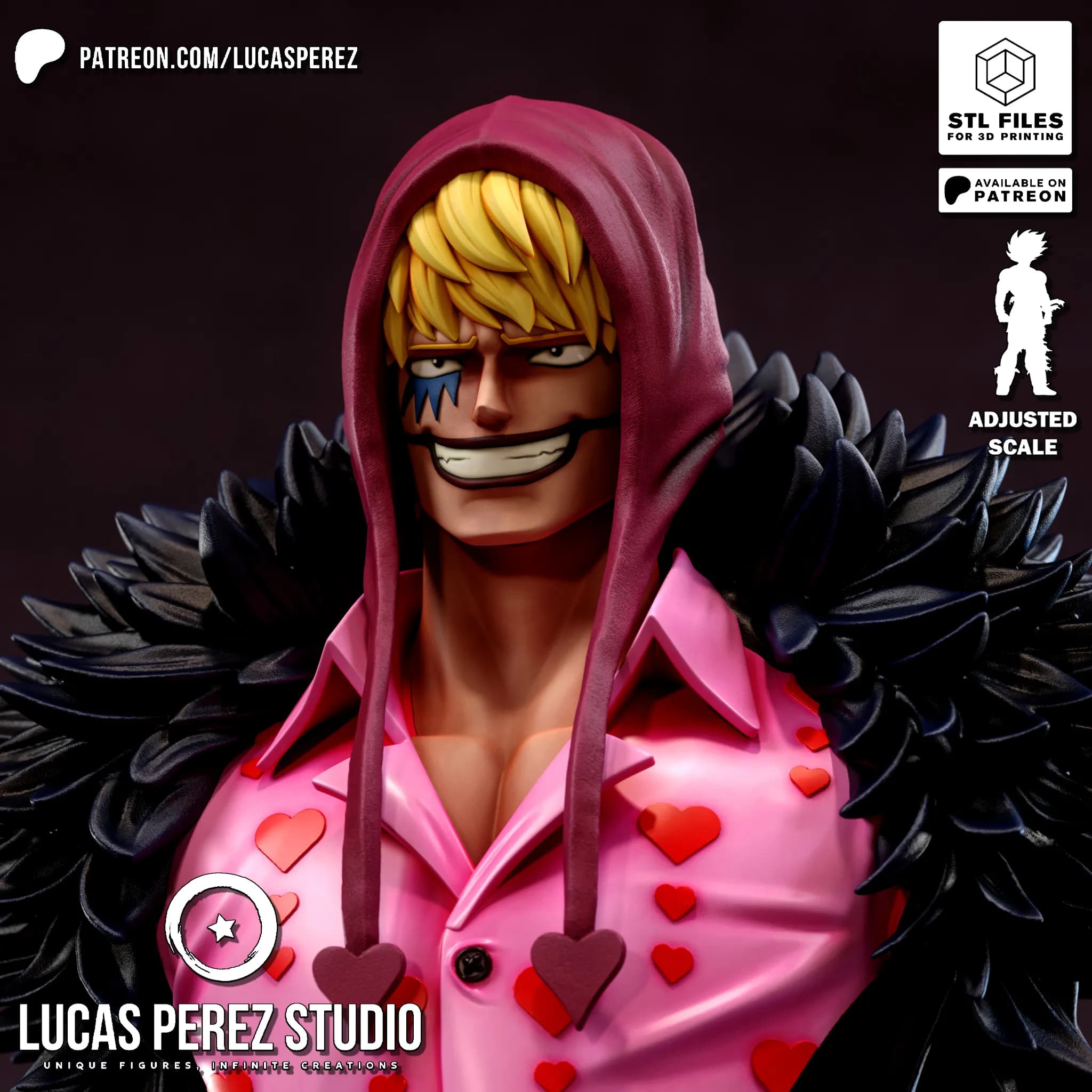 Busto de Rosinante - One Piece - Imagen 14