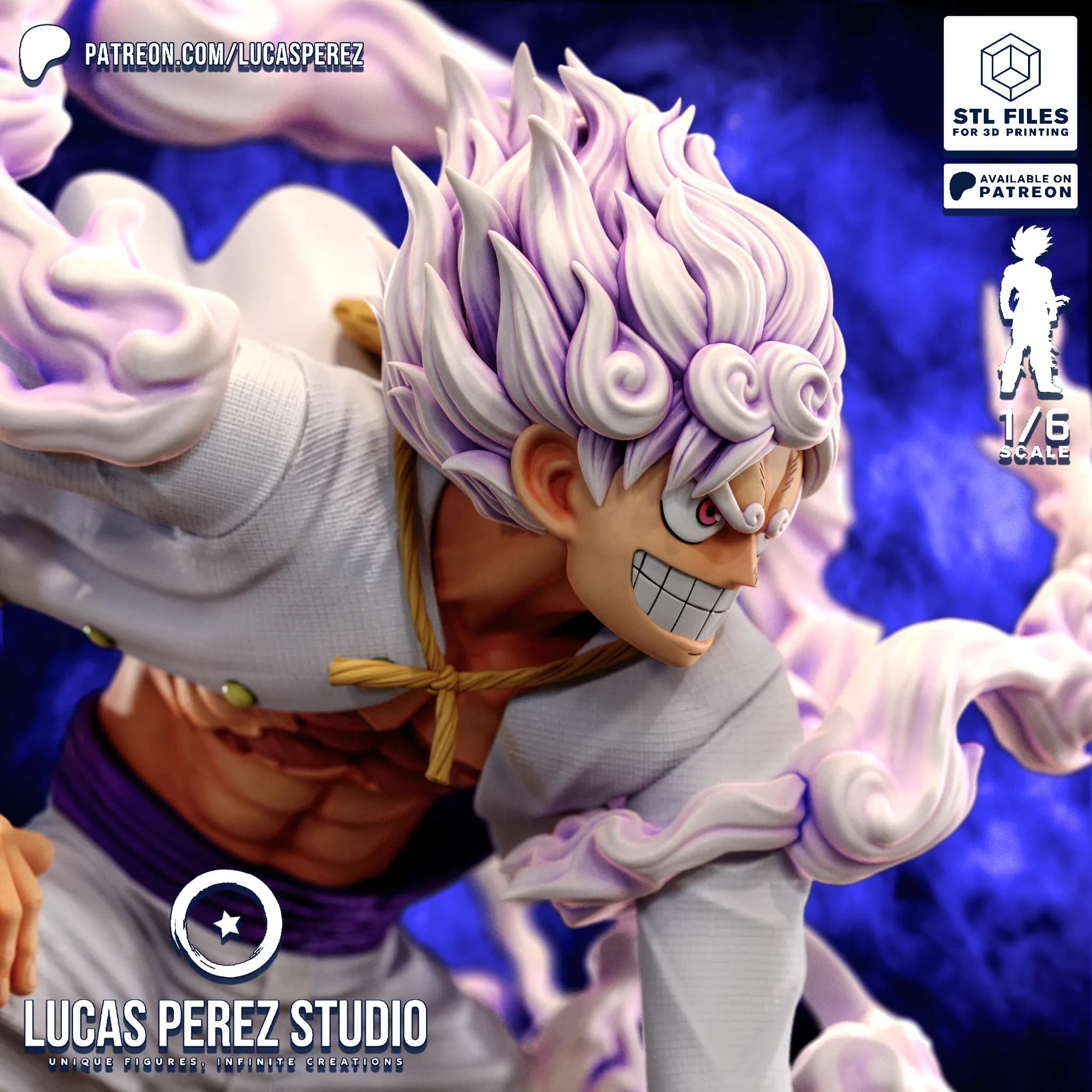 Luffy Gear 5 Nika - One Piece - Imagen 7