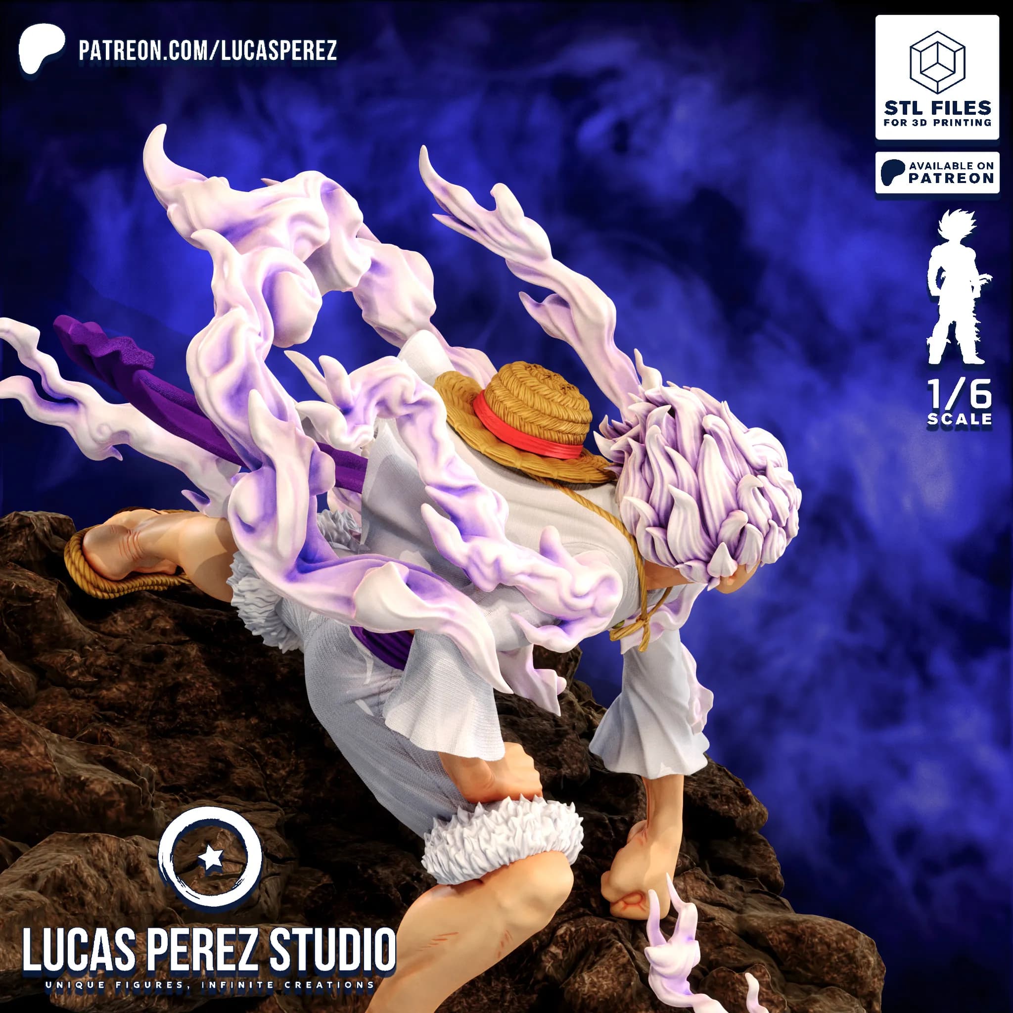 Luffy Gear 5 Nika - One Piece - Imagen 8