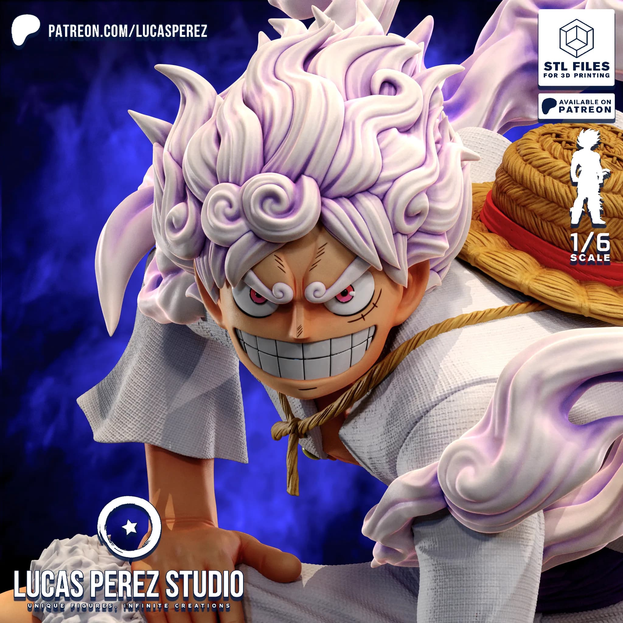Luffy Gear 5 Nika - One Piece - Imagen 10