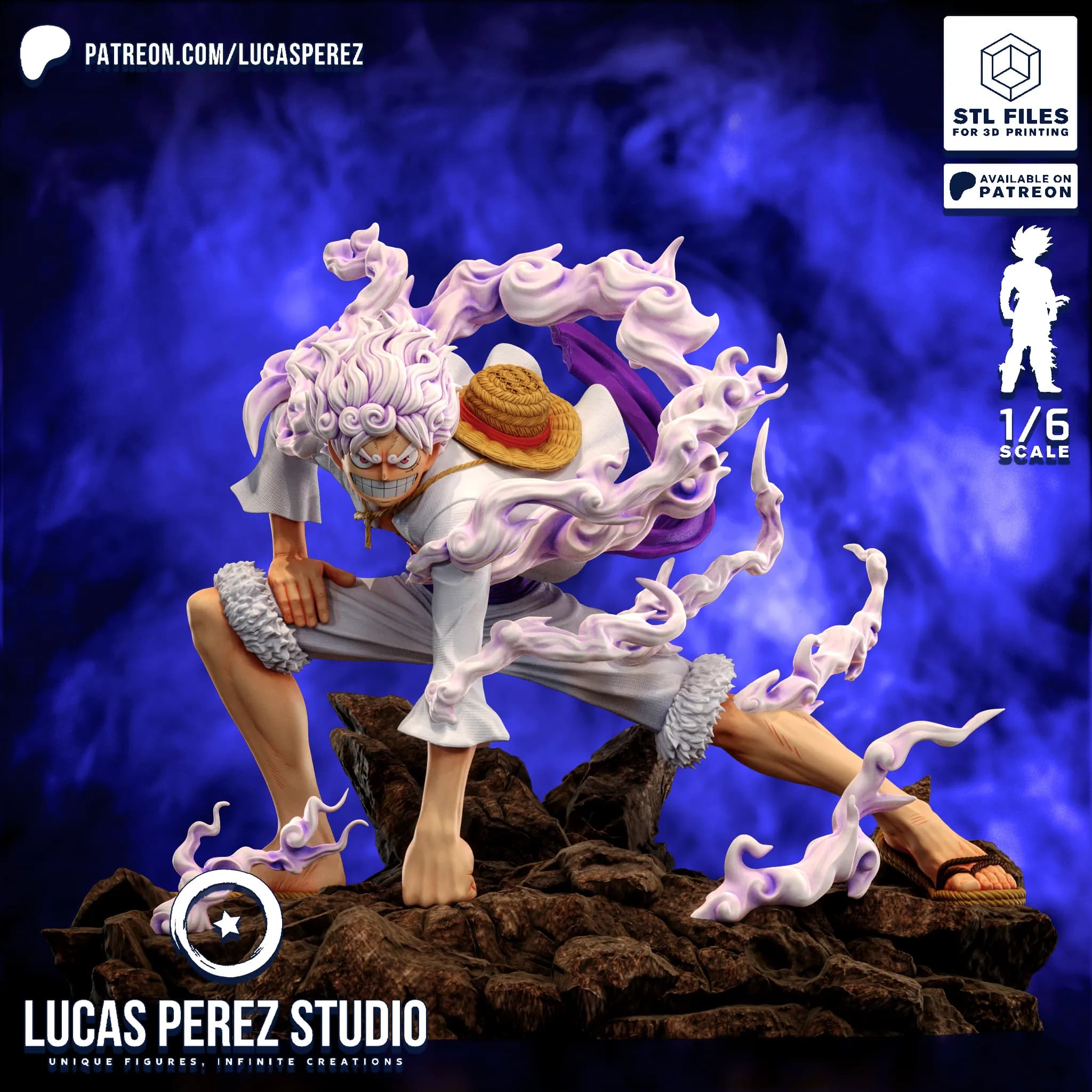 Luffy Gear 5 Nika - One Piece - Imagen 13