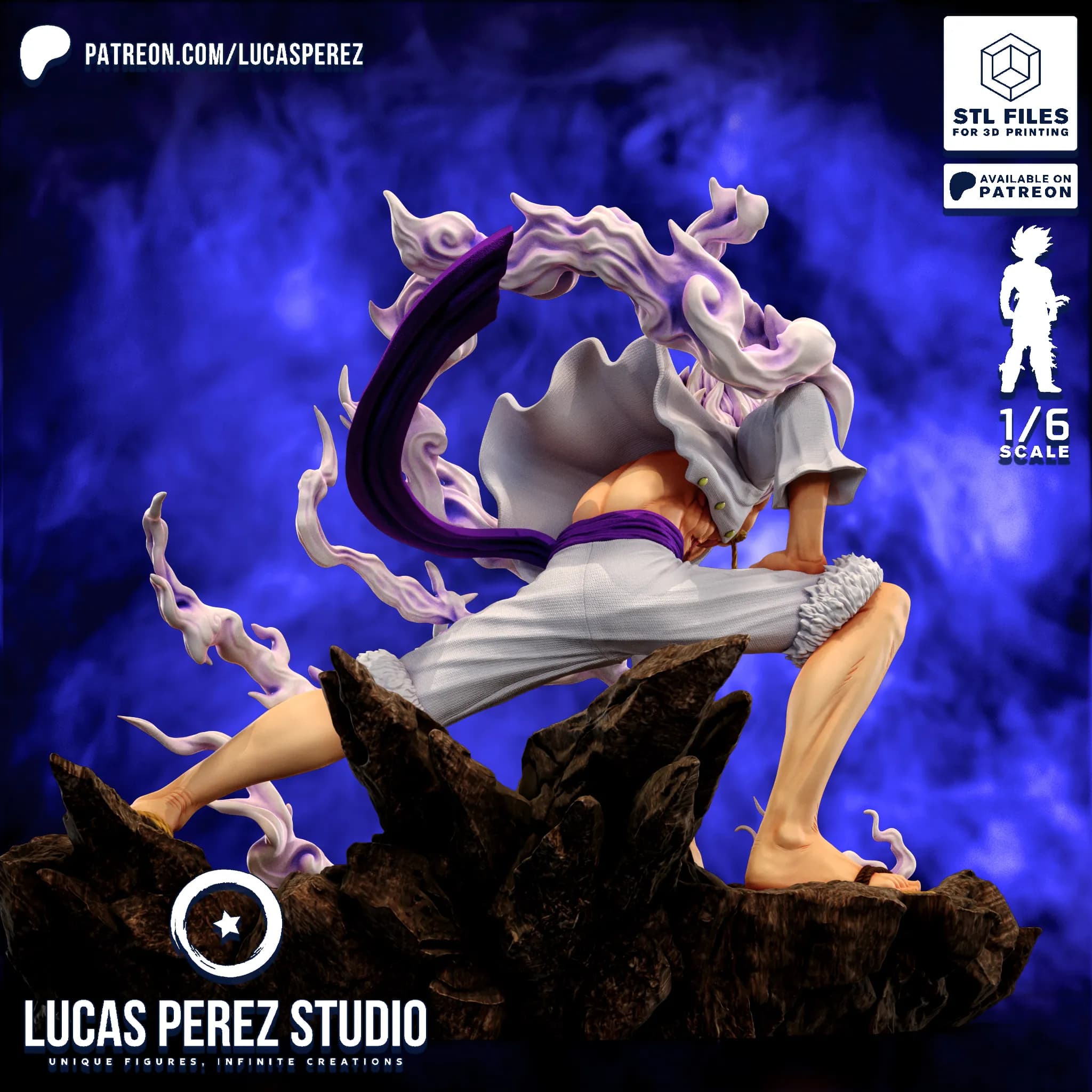 Luffy Gear 5 Nika - One Piece - Imagen 17