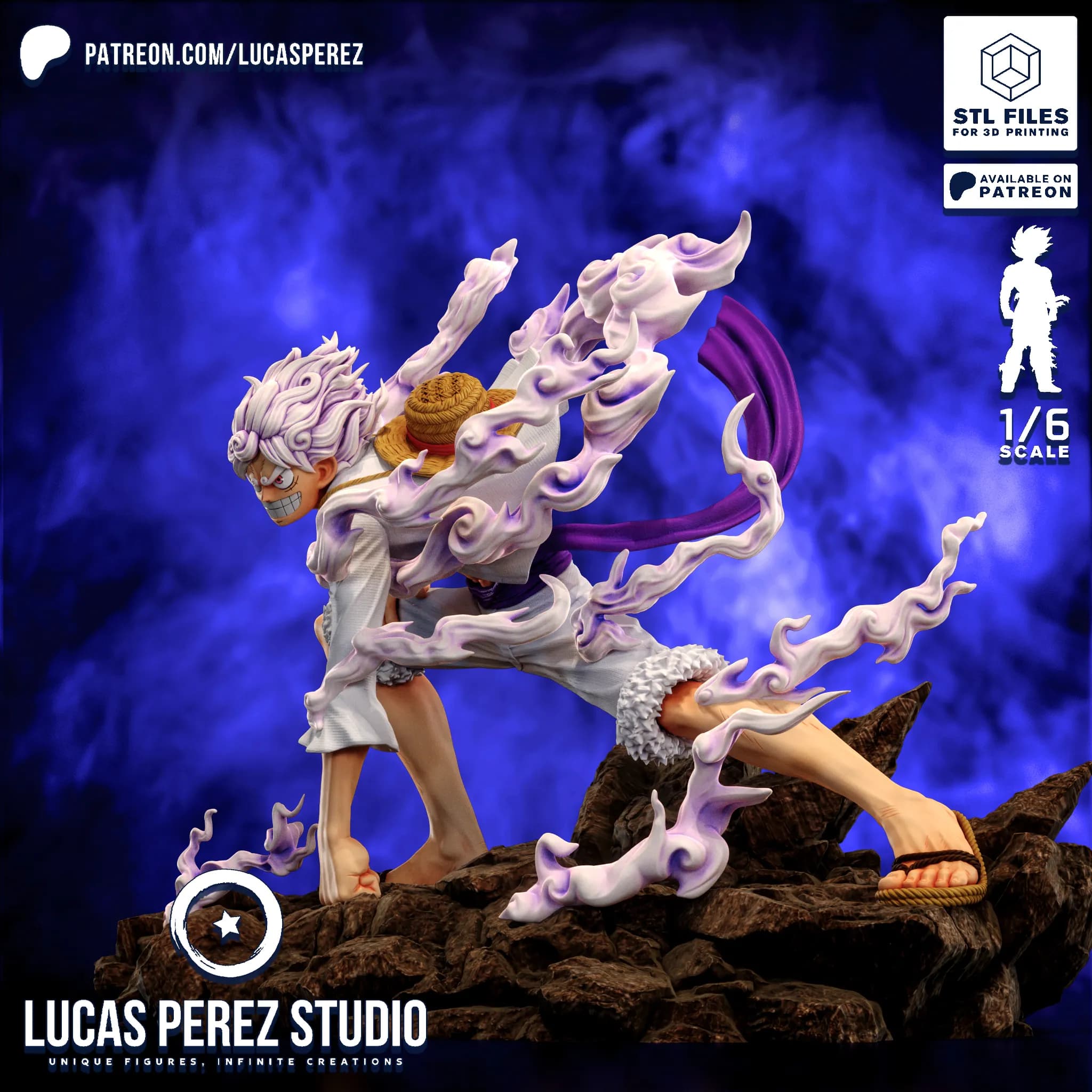 Luffy Gear 5 Nika - One Piece - Imagen 19