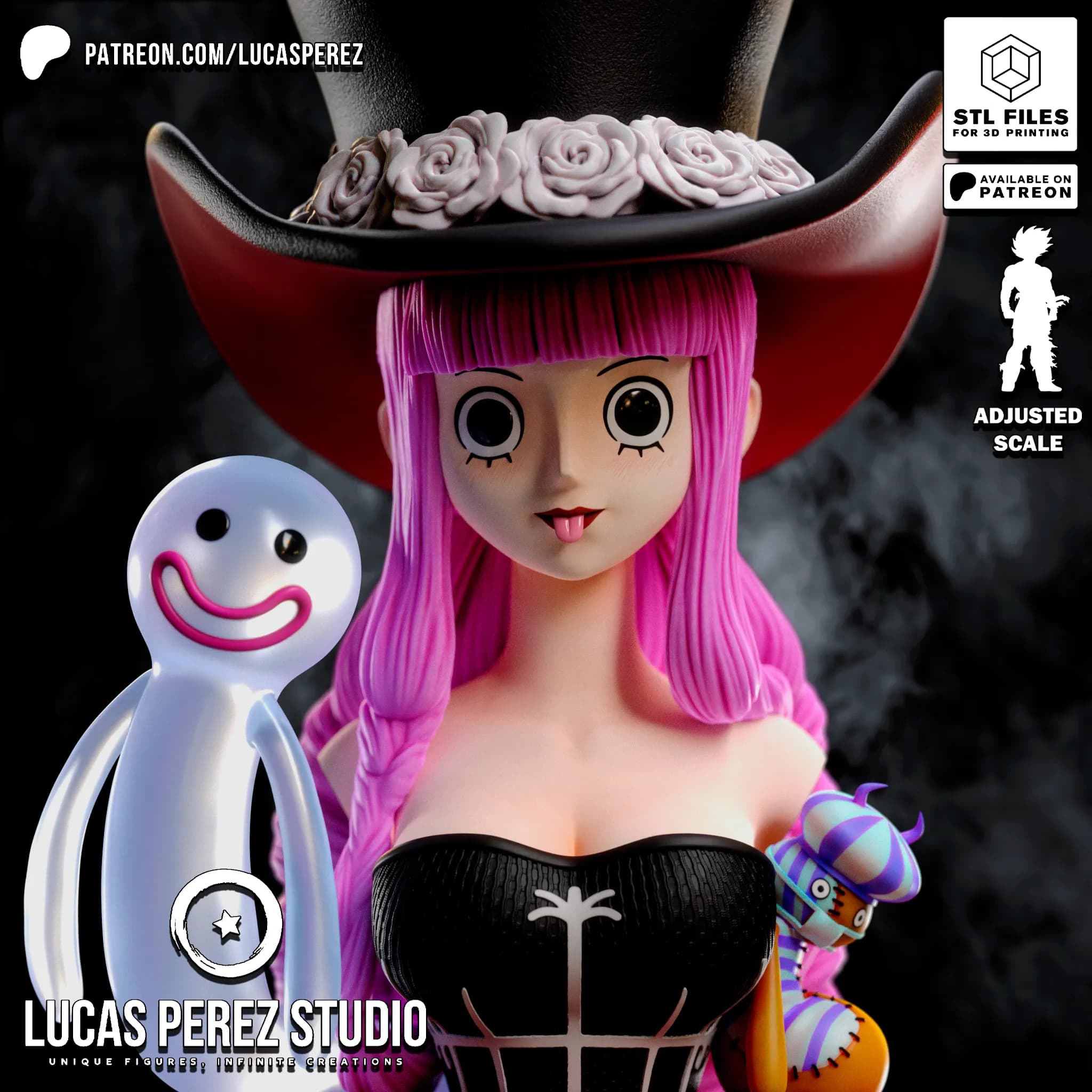 Busto de Perona - One Piece - Imagen 18