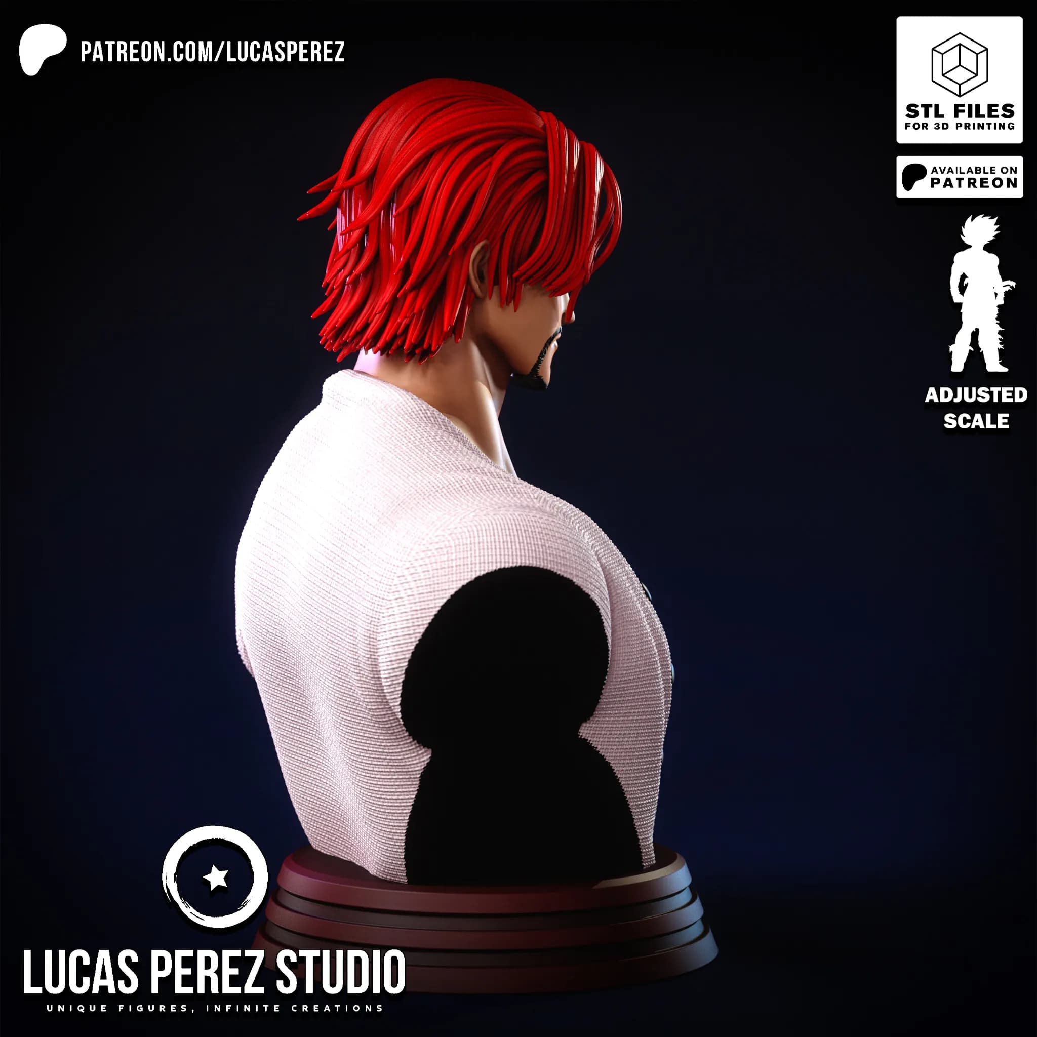 Busto de Shanks - One Piece - Imagen 9