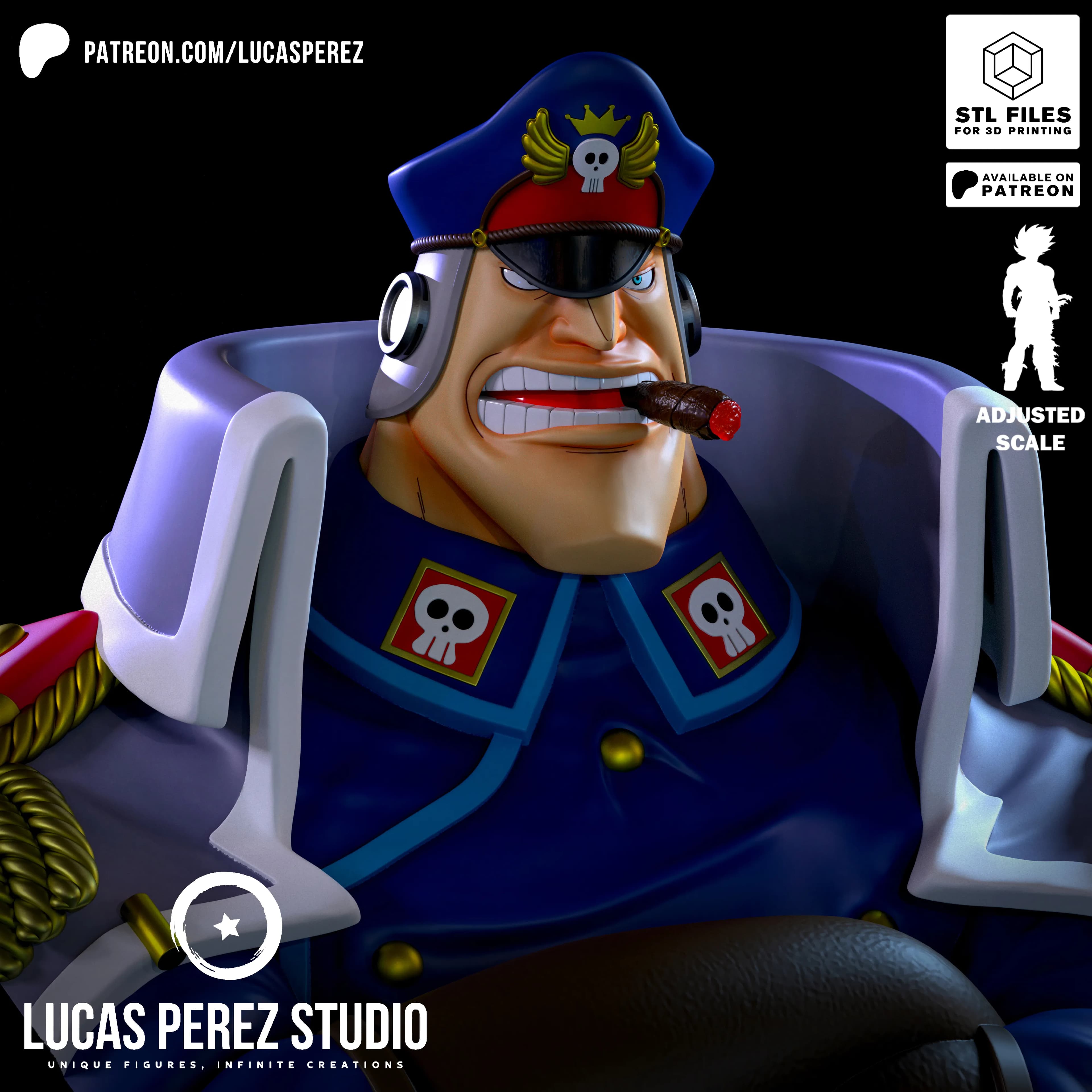 Busto de Shiryu - One Piece - Imagen 2