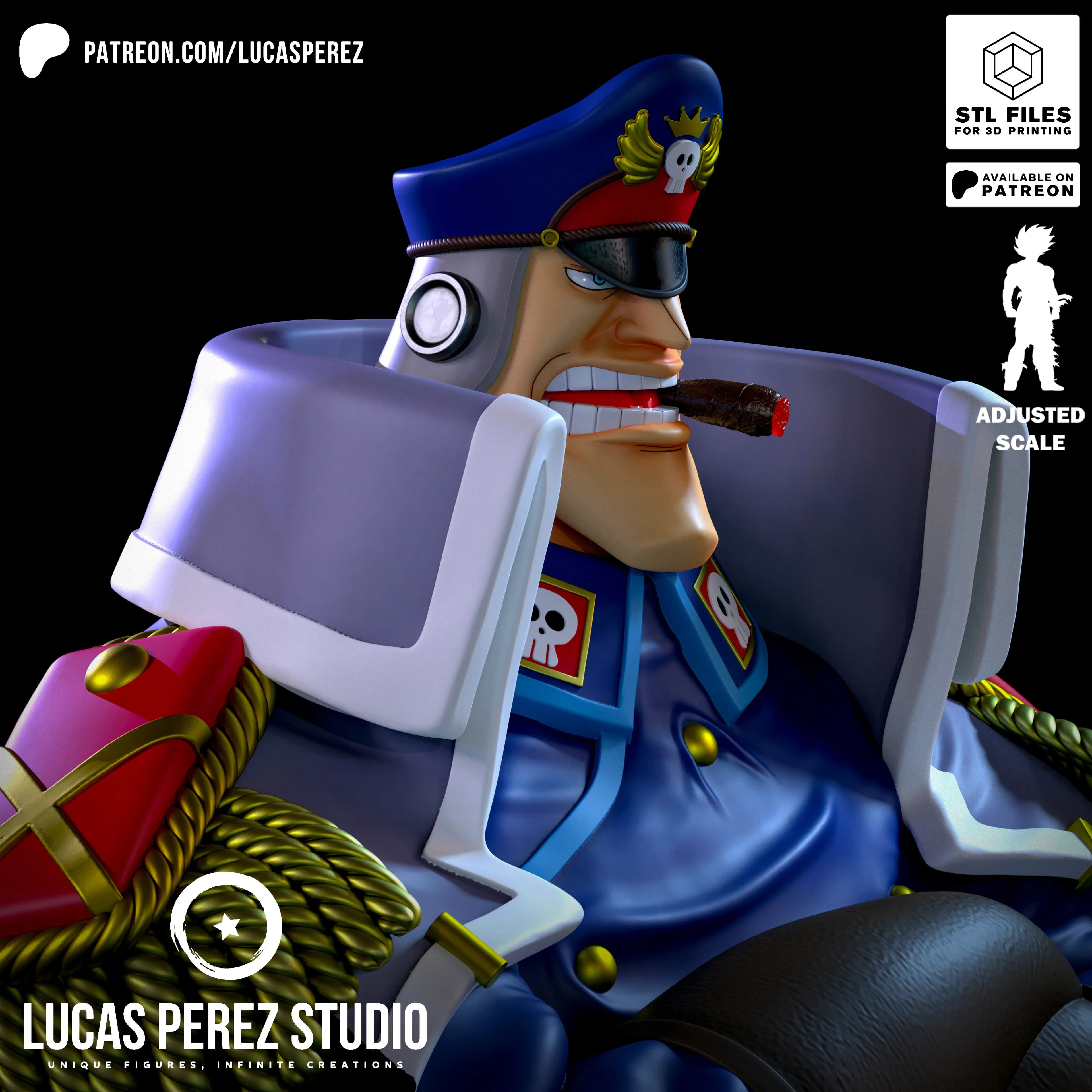 Busto de Shiryu - One Piece - Imagen 3