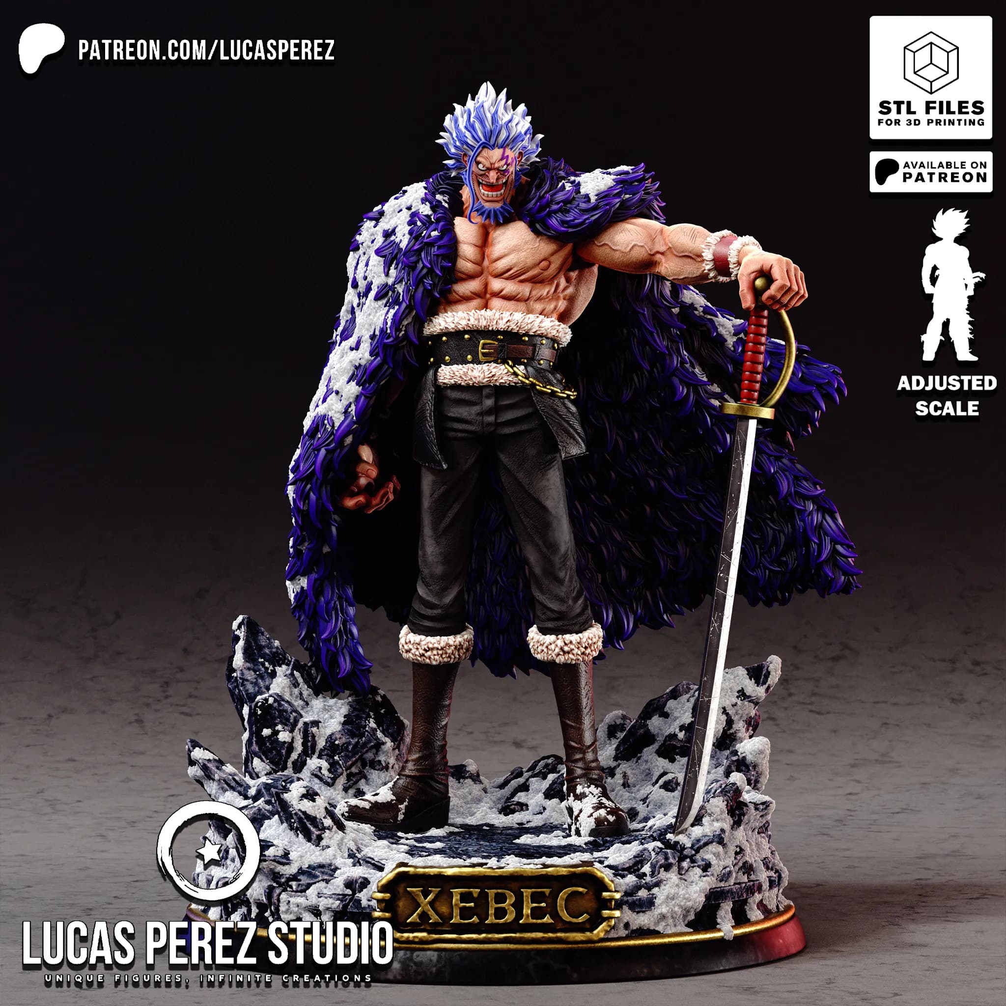 Rocks D. Xebec - One Piece - Imagen 2