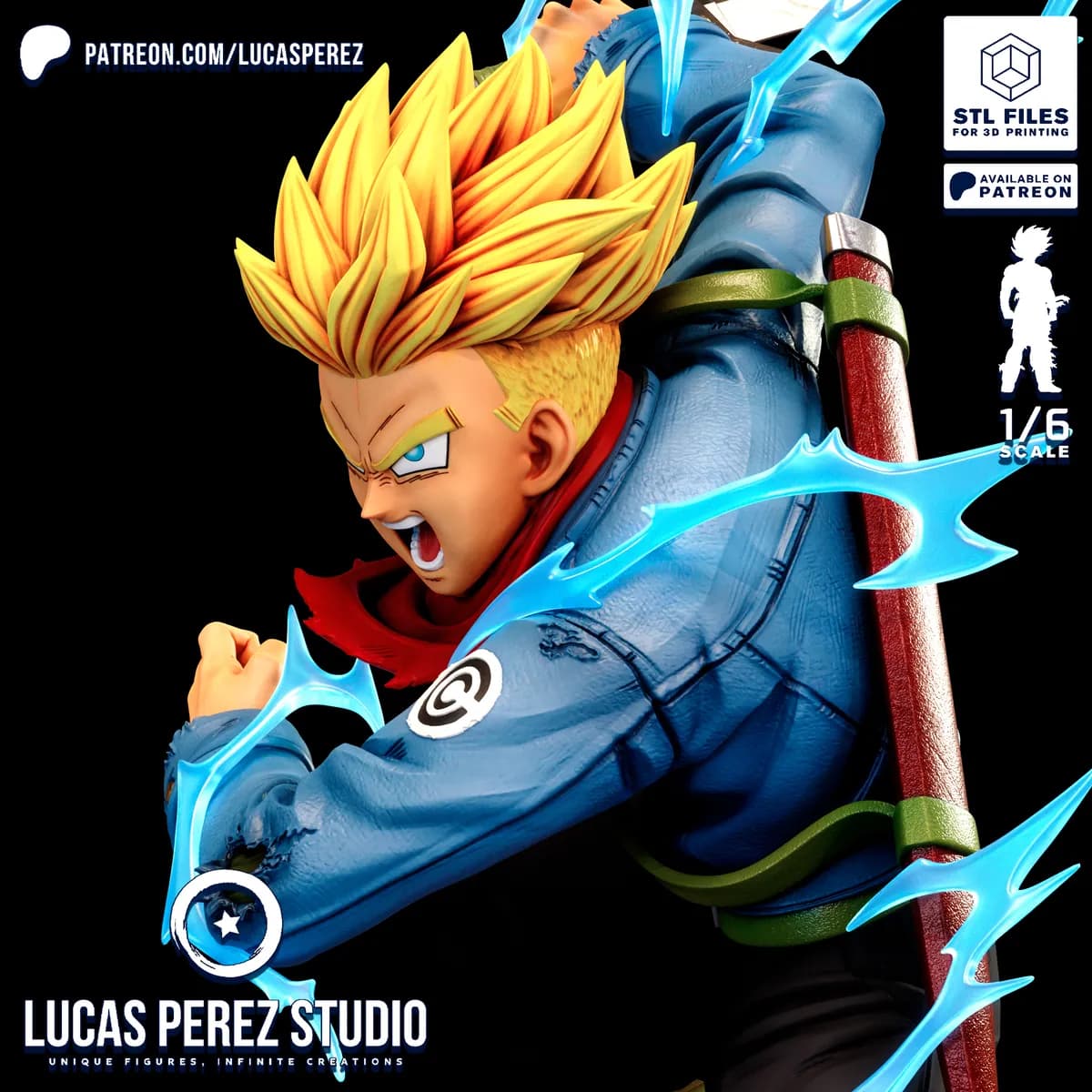 Trunks del Futuro Super Saiyan - Dragon Ball - Imagen 4