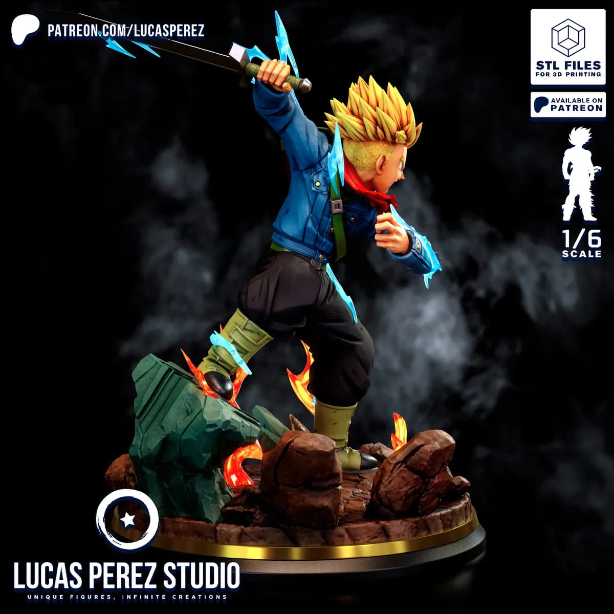 Trunks del Futuro Super Saiyan - Dragon Ball - Imagen 13