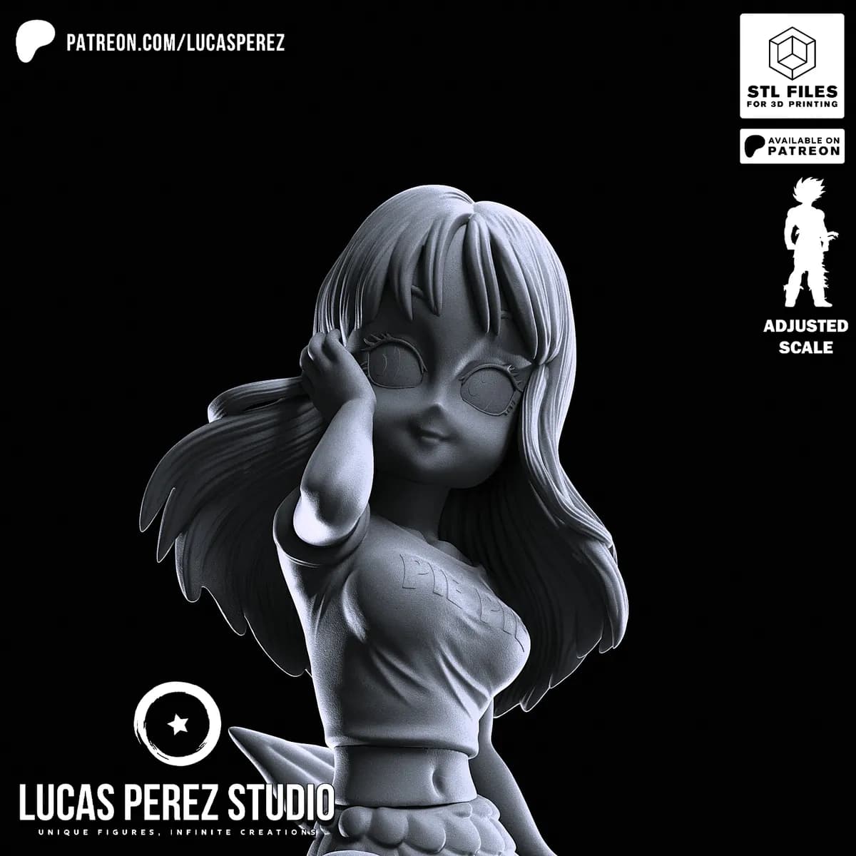 Chibi Pie Pie Sirena - Dragon Ball - Imagen 5