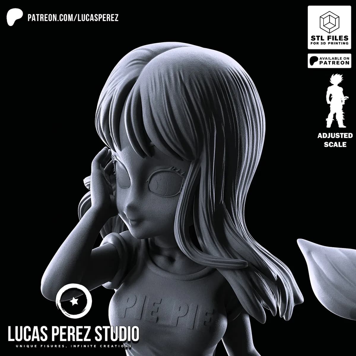 Chibi Pie Pie Sirena - Dragon Ball - Imagen 8