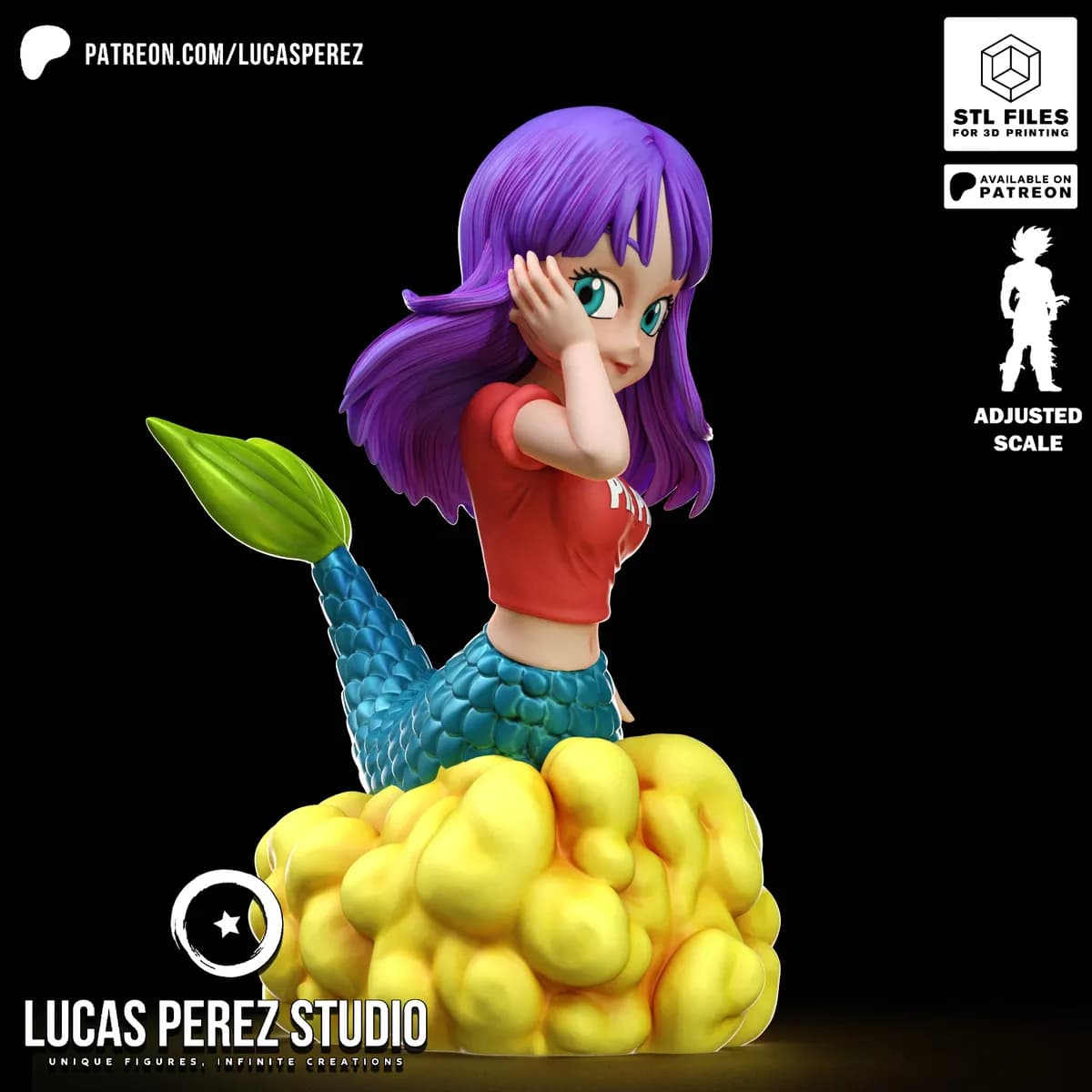 Chibi Pie Pie Sirena - Dragon Ball - Imagen 14