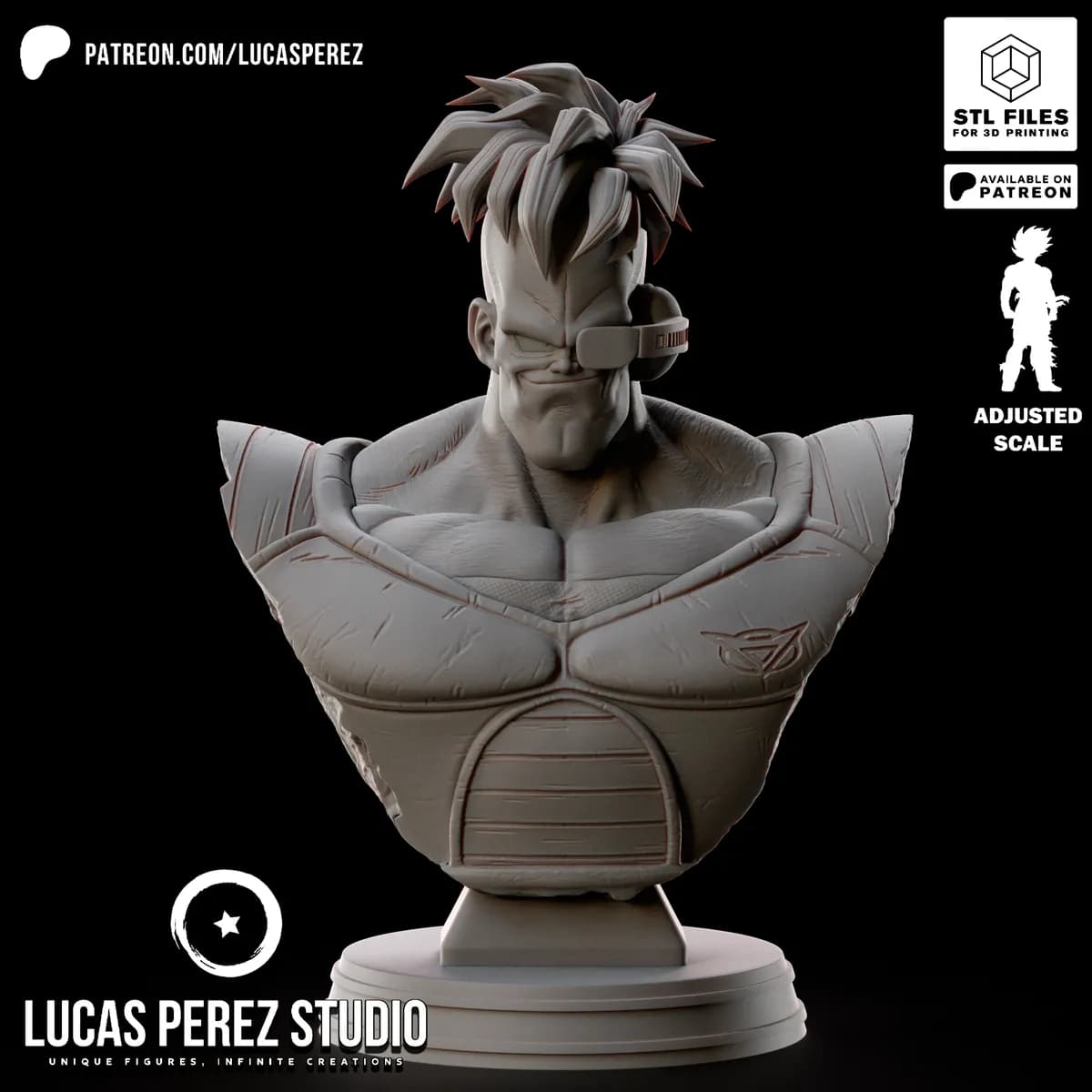 Busto de Recoome - Dragon Ball - Imagen 2