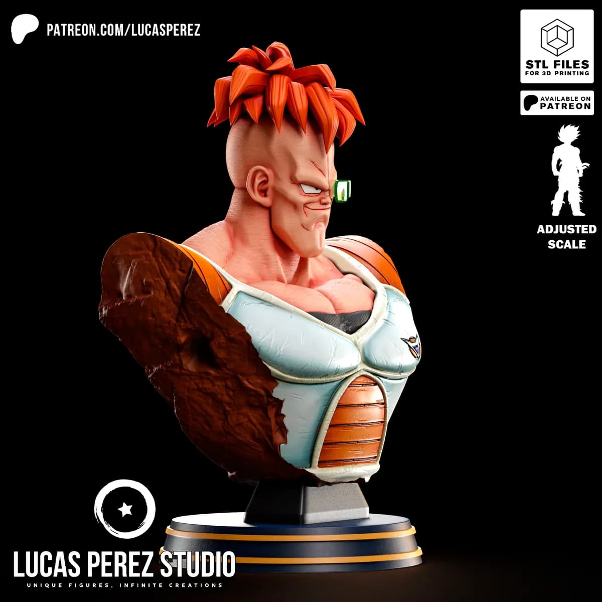 Busto de Recoome - Dragon Ball - Imagen 3