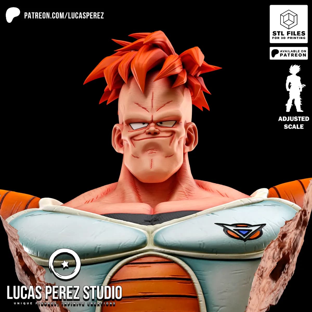 Busto de Recoome - Dragon Ball - Imagen 7