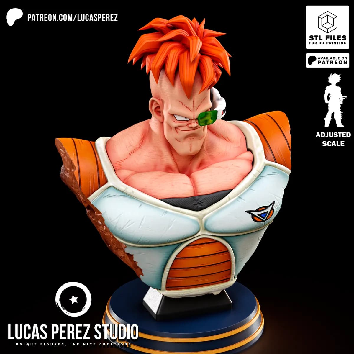 Busto de Recoome - Dragon Ball - Imagen 9