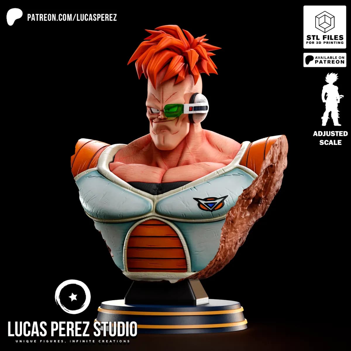 Busto de Recoome - Dragon Ball - Imagen 12