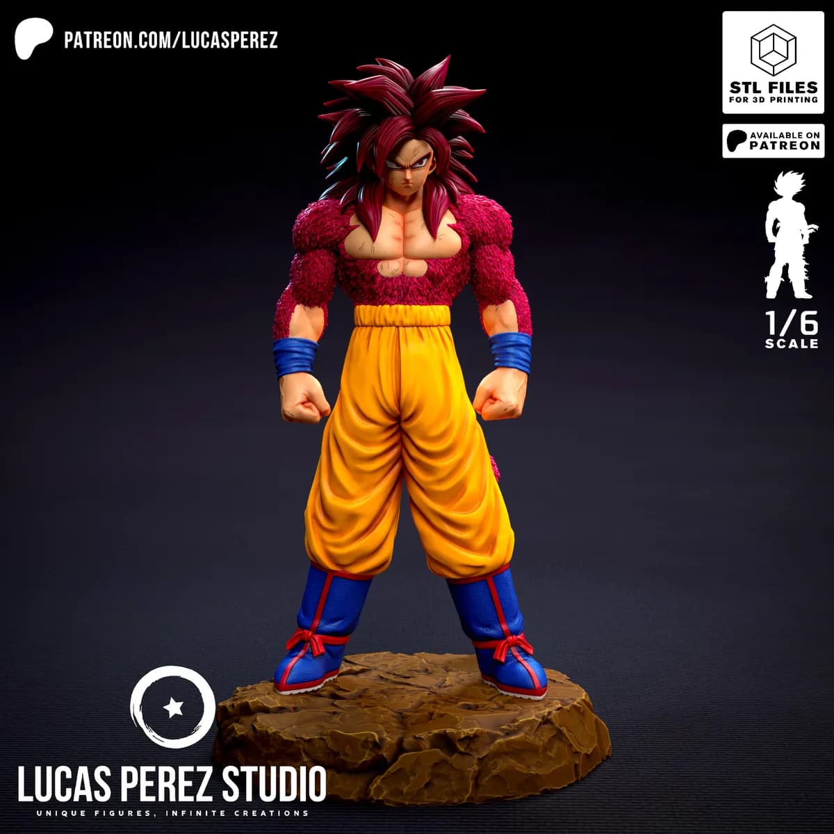 Goku Super Saiyan 4 Daima - Dragon Ball - Imagen 4